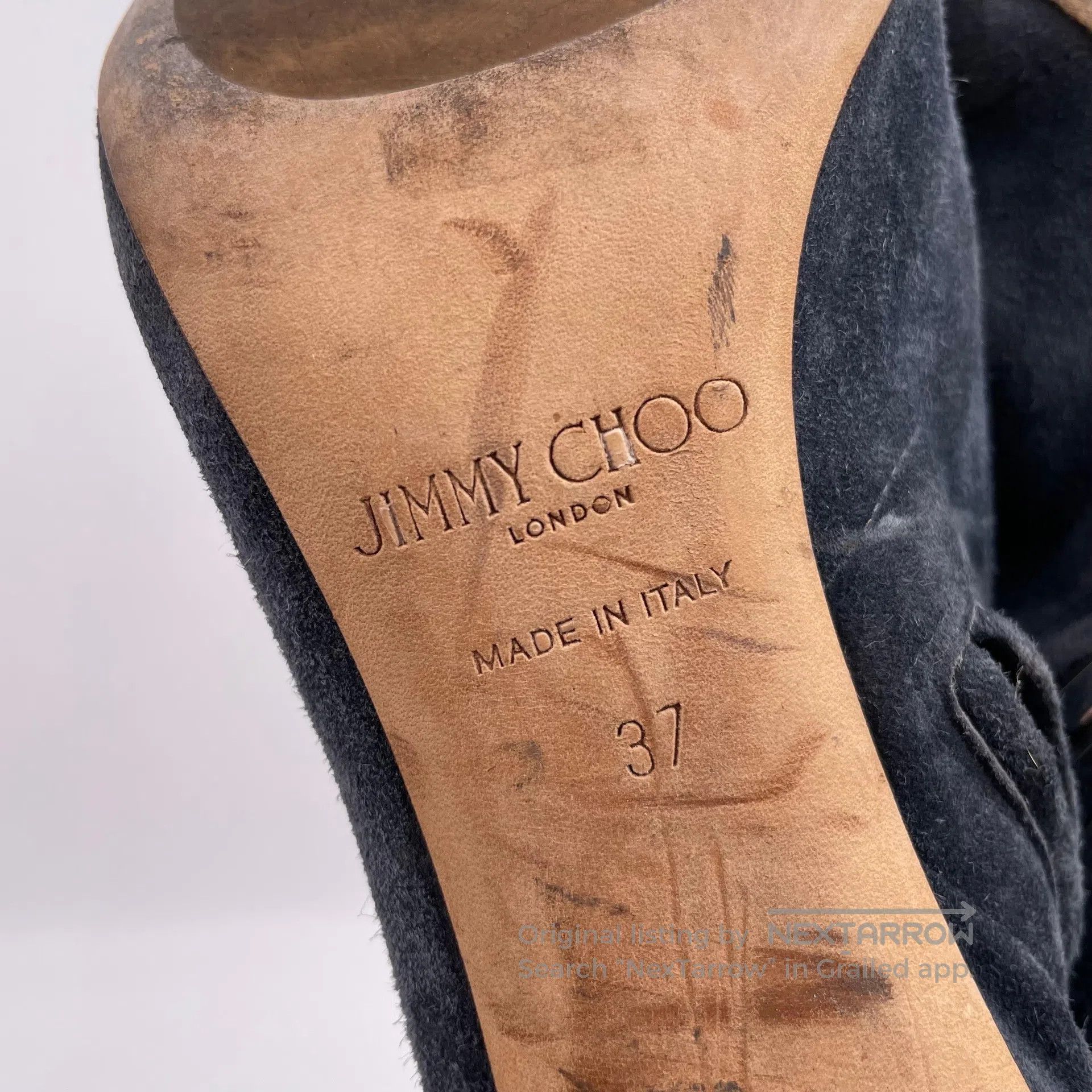 Jimmy Choo Jimmy Choo Gray high-heeled short boots size 37| Size US 6.5 / IT 36.5 - 7 Thumbnail