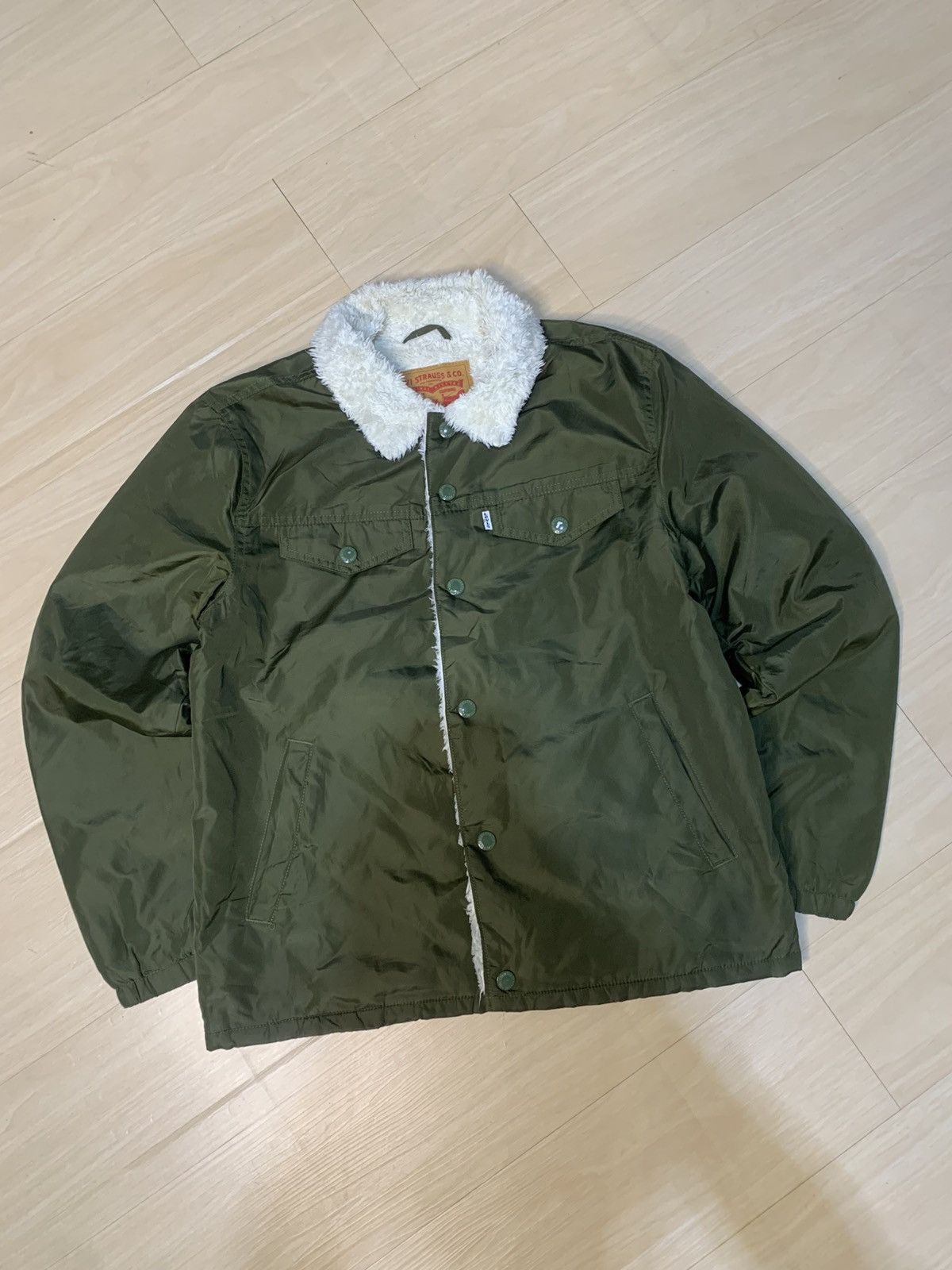 Levi's Levis Sherpa Tangker Jacket Size US M / EU 48-50 / 2 - 3 Thumbnail
