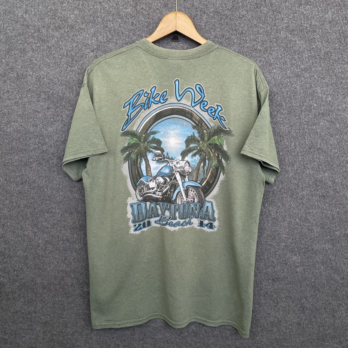 Vintage × West Coast Choppers Y2K Daytona Beach Bike Week Choppers Harley Davidson Tee Size US L / EU 52-54 / 3 - 1 Thumbnail