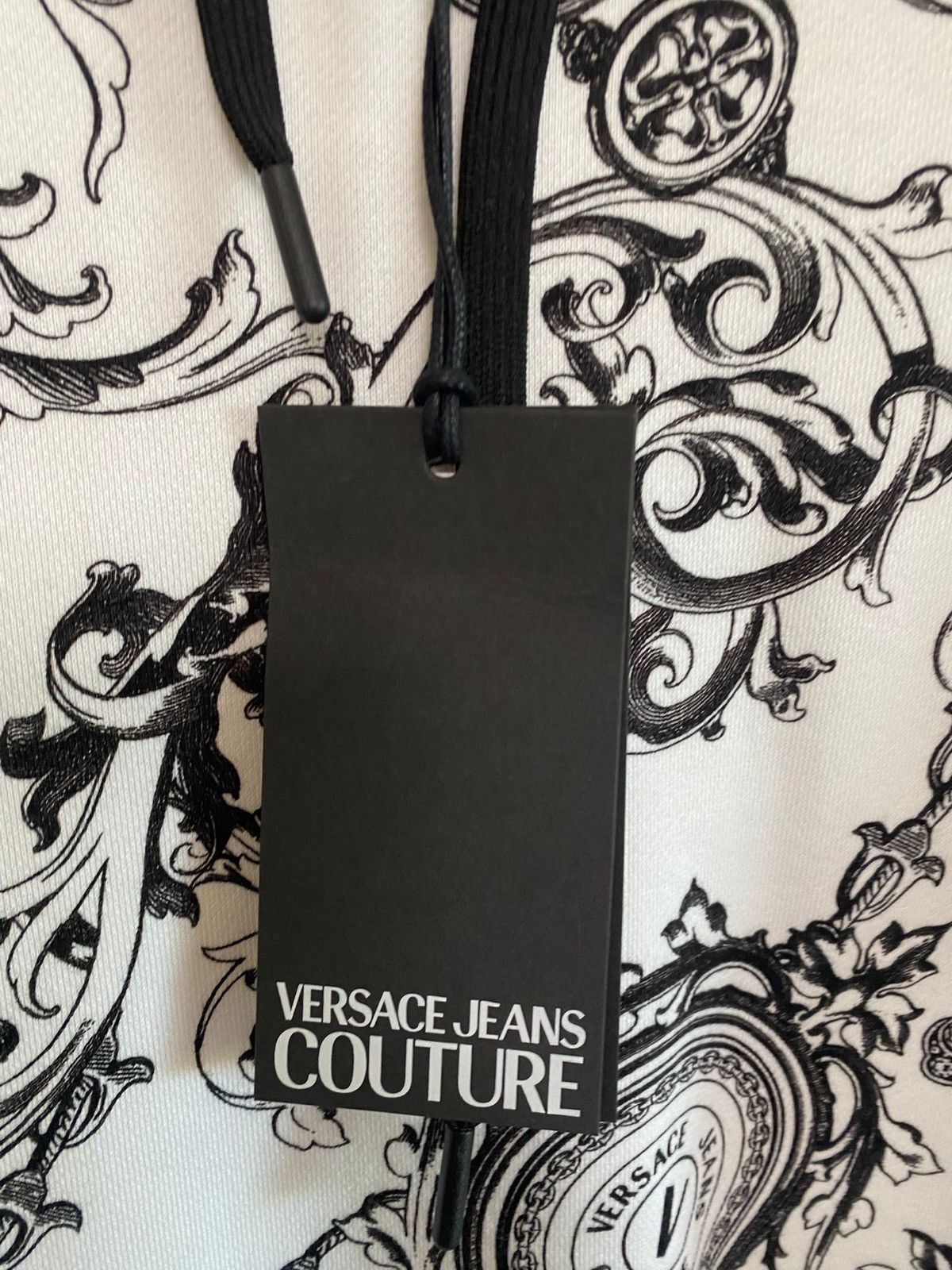Versace Jeans Couture Baroque Print Brushed Versace Jeans Culture size L white, Size US L / EU 52-54 / 3 - 7 Thumbnail