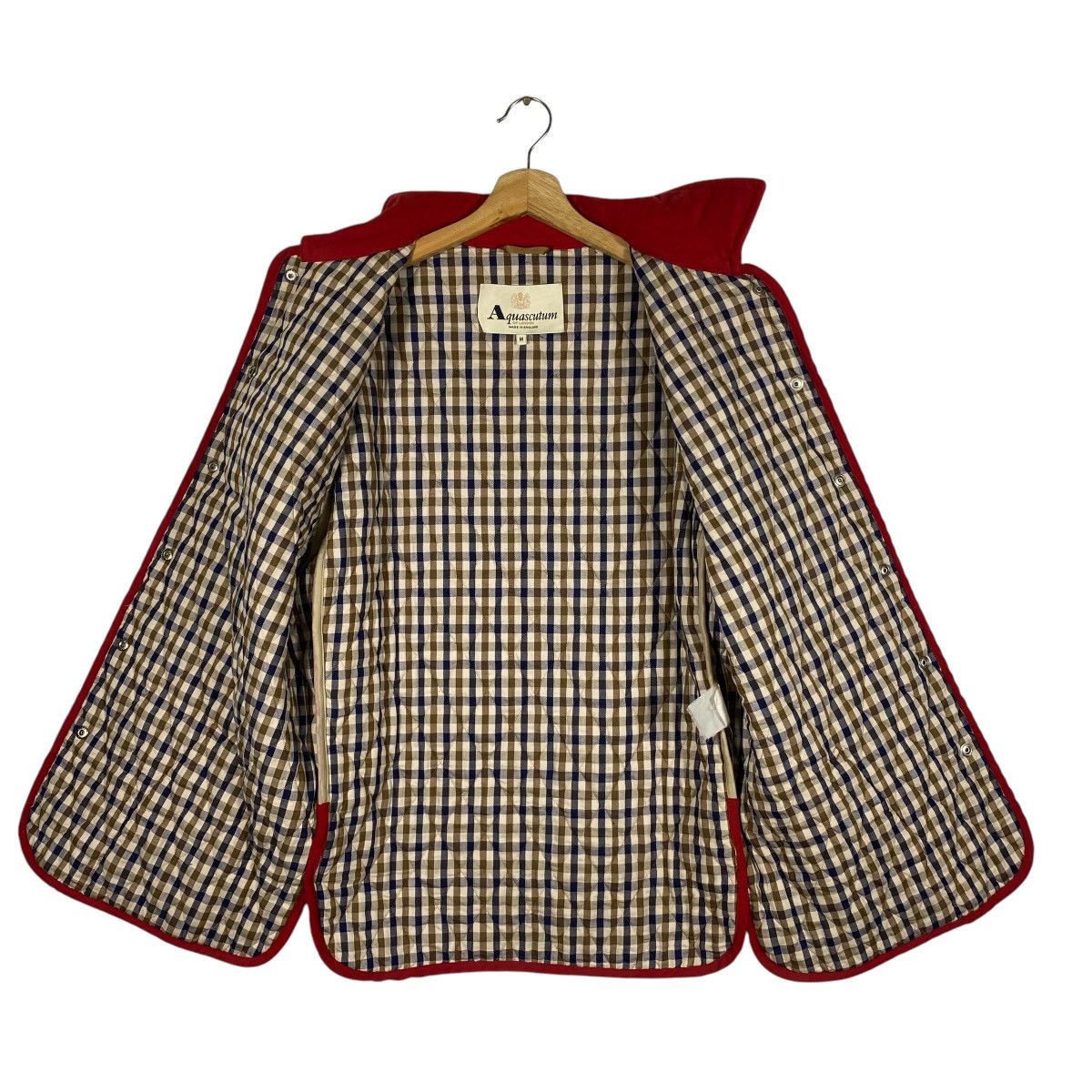 Aquascutum × Japanese Brand × Vintage Vintage Aquascutum Of London Quilted Snap Button M Size Size US M / EU 48-50 / 2 - 6 Thumbnail