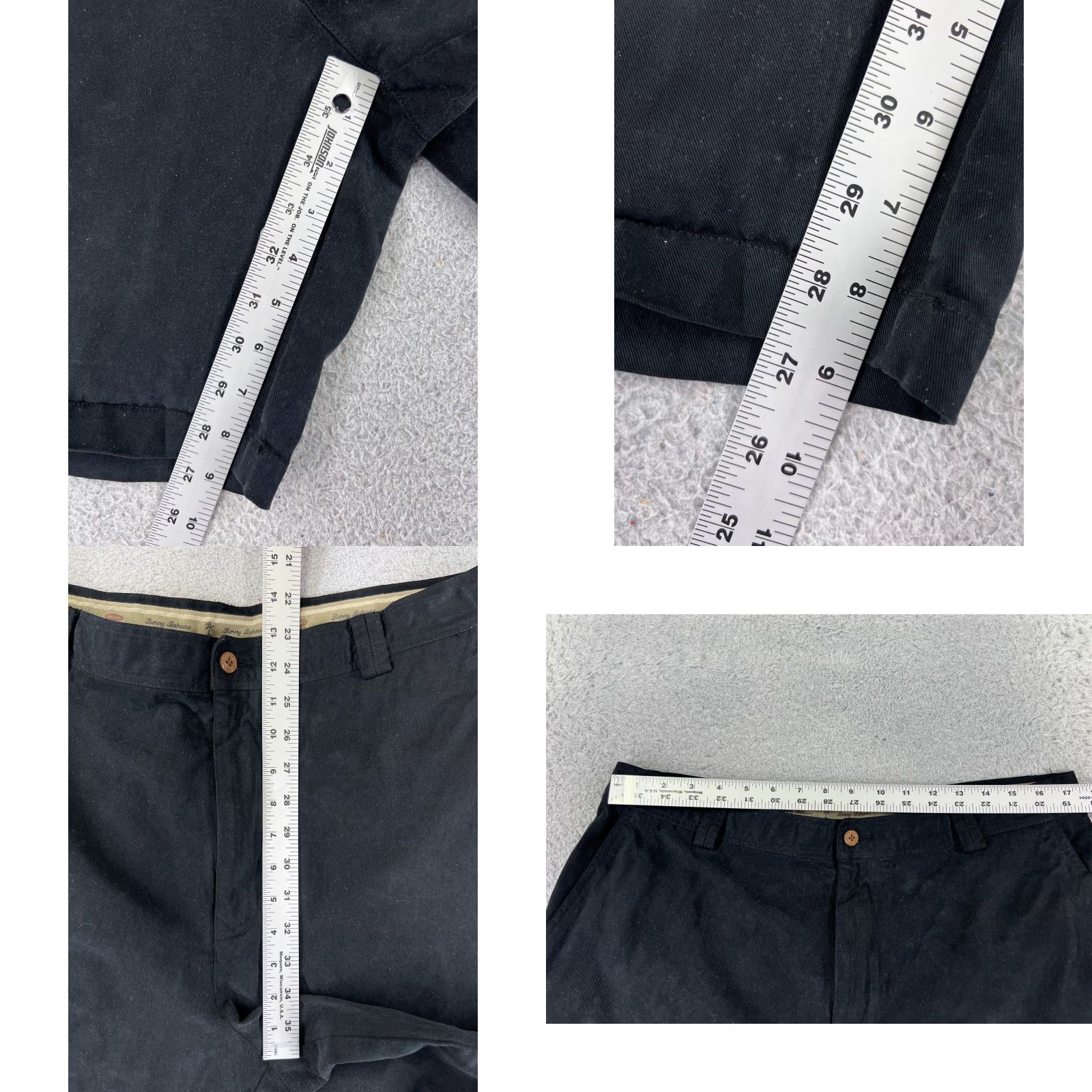 Tommy Bahama Tommy Bahama Shorts Men 38 Black Tencel Cotton Blend Chino Beach Resort Size US 38 / EU 54 - 8 Thumbnail