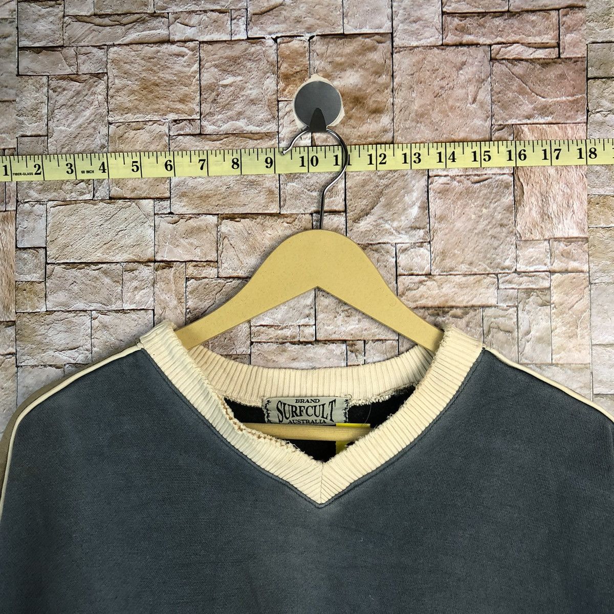 Vintage Surf Cult australia vintage Green Sweatshirt #A697 Size US L / EU 52-54 / 3 - 4 Thumbnail