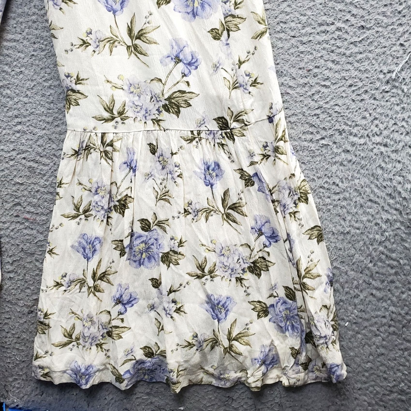 American Eagle Outfitters American Eagle Outfitters Jumpsuit Womens 2XS Floral Cinch Waist Wide Strap Multicolor Sleeveless Size 24" / US 00 / IT 34 - 4 Thumbnail