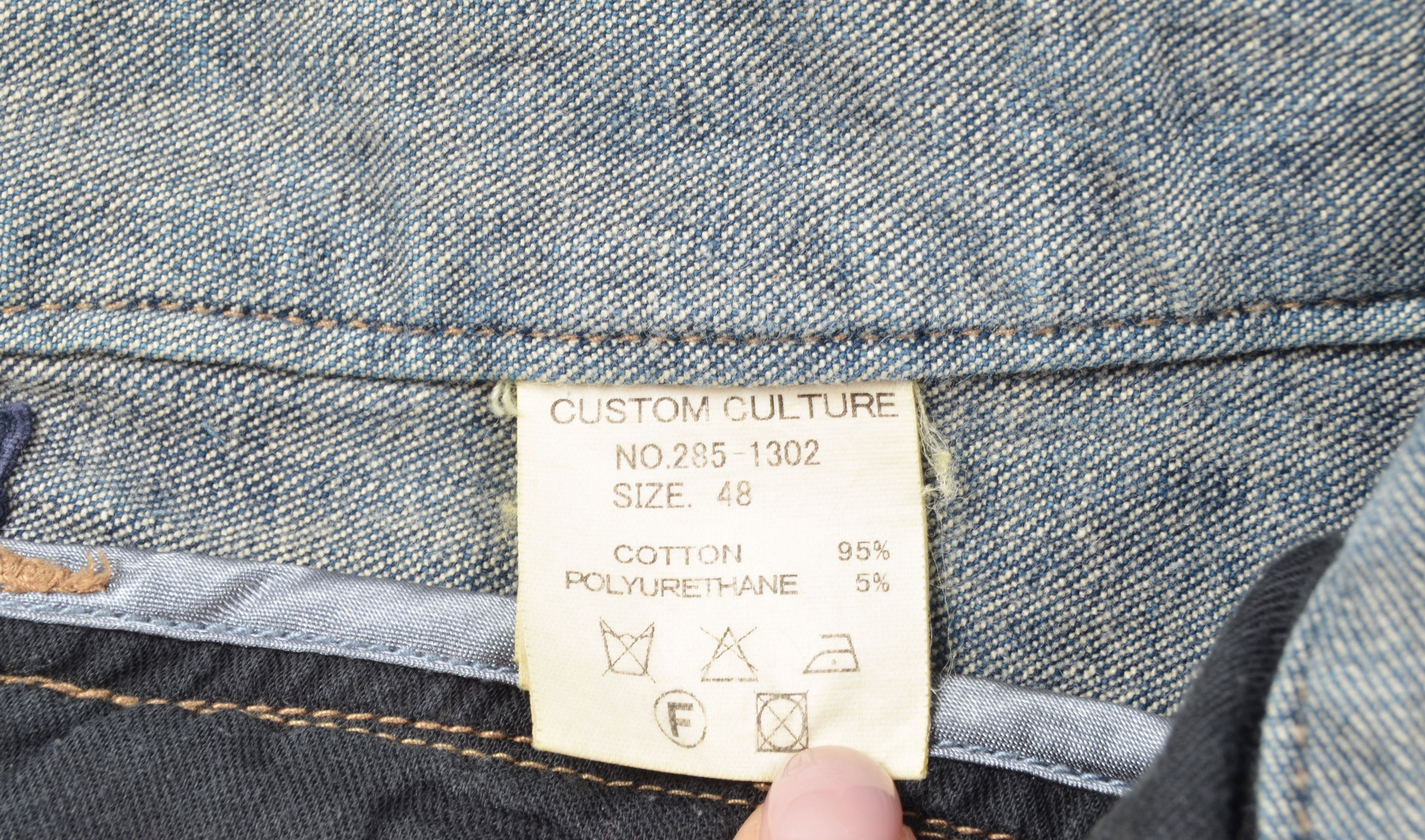 Japanese Brand Custom Culture Japanese Straight Blue Denim Jeans Size US 32 / EU 48 - 5 Thumbnail