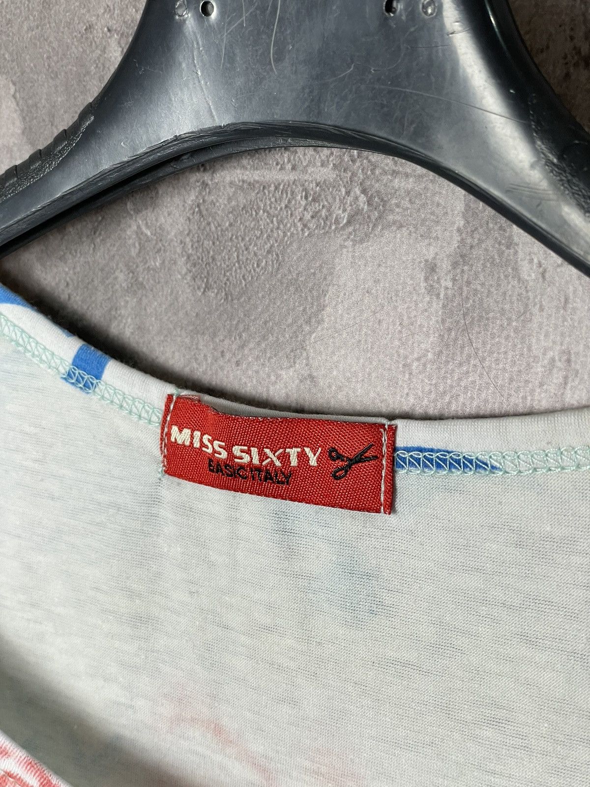 Miss Sixty × Vintage MISS SIXTY PRINTED GLAMOUR TANK TOP 00s Size M / US 6-8 / IT 42-44 - 8 Thumbnail