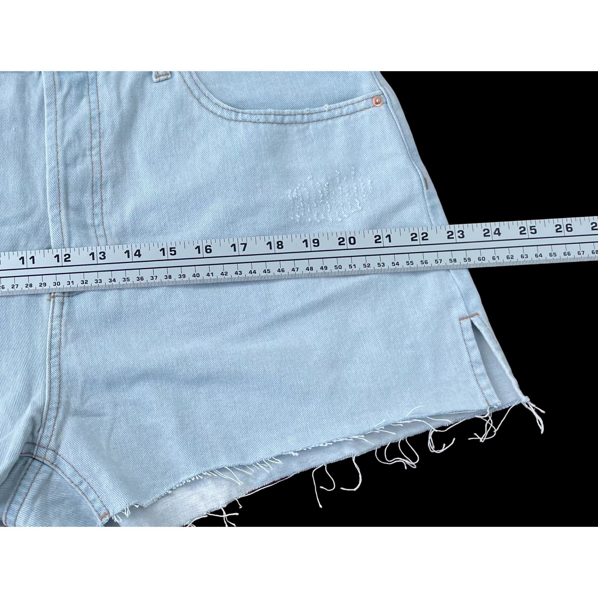 Other Wild Fable - Women's High-Rise Cutoff Short - Light Blue - 1 Size 36" / US 14 / IT 50 - 3 Thumbnail