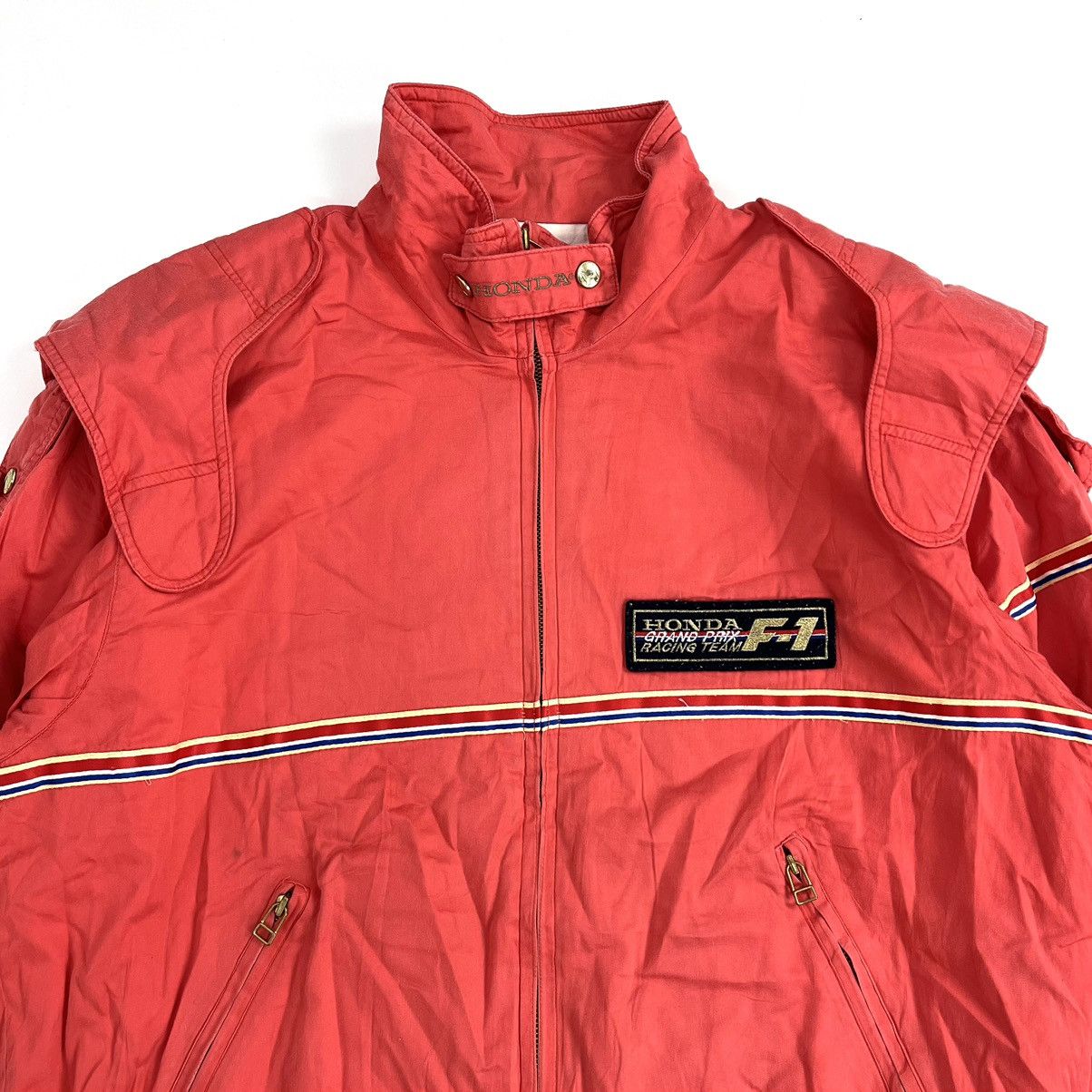 Honda × Vintage Vintage Honda Racing Team F-1 World Grandprix Jacket Size US XL / EU 56 / 4 - 2 Thumbnail