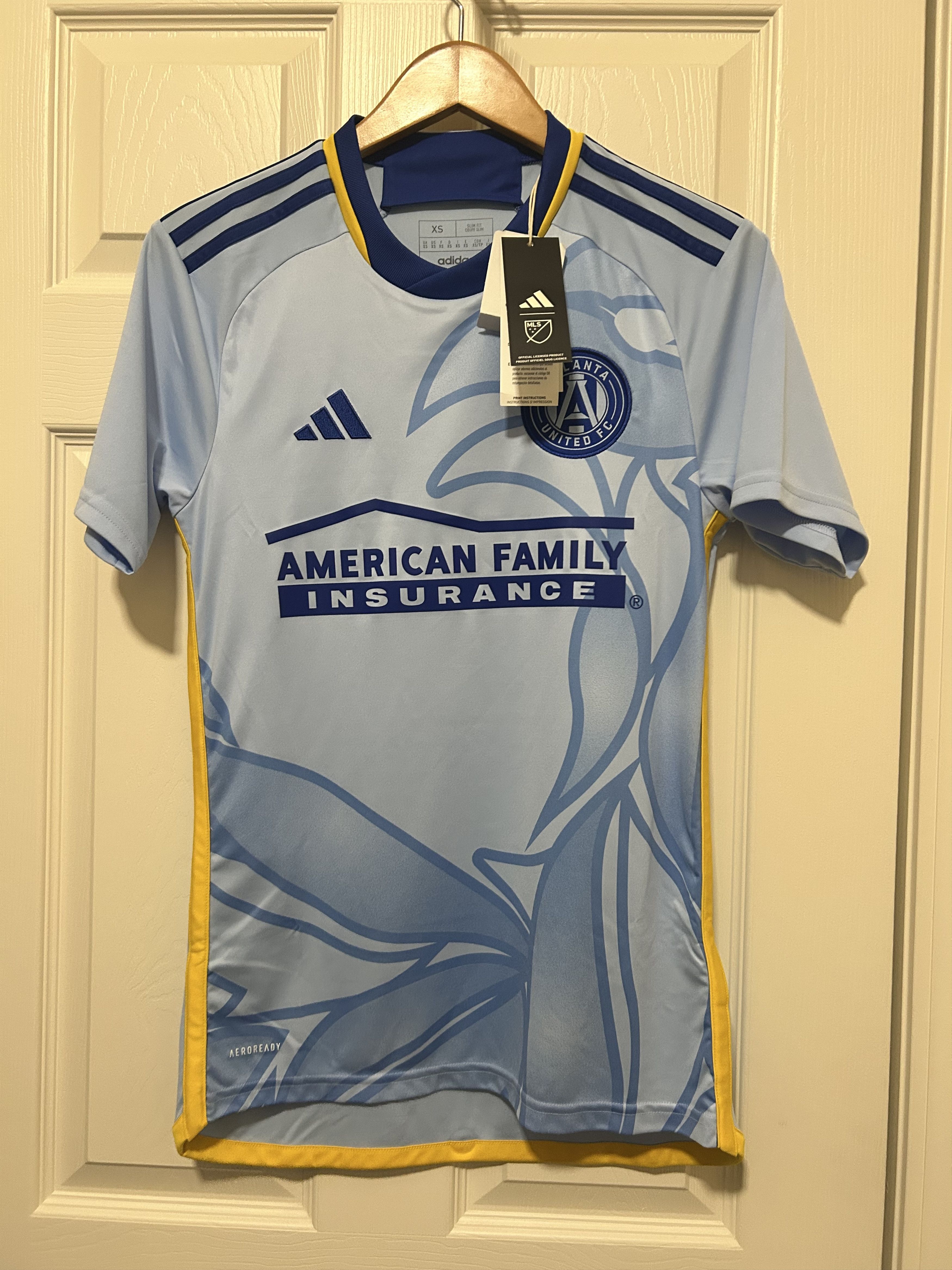 Adidas adidas Atlanta United FC Soccer Jersey Light Blue Size XS Size US XS / EU 42 / 0 - 1 Thumbnail