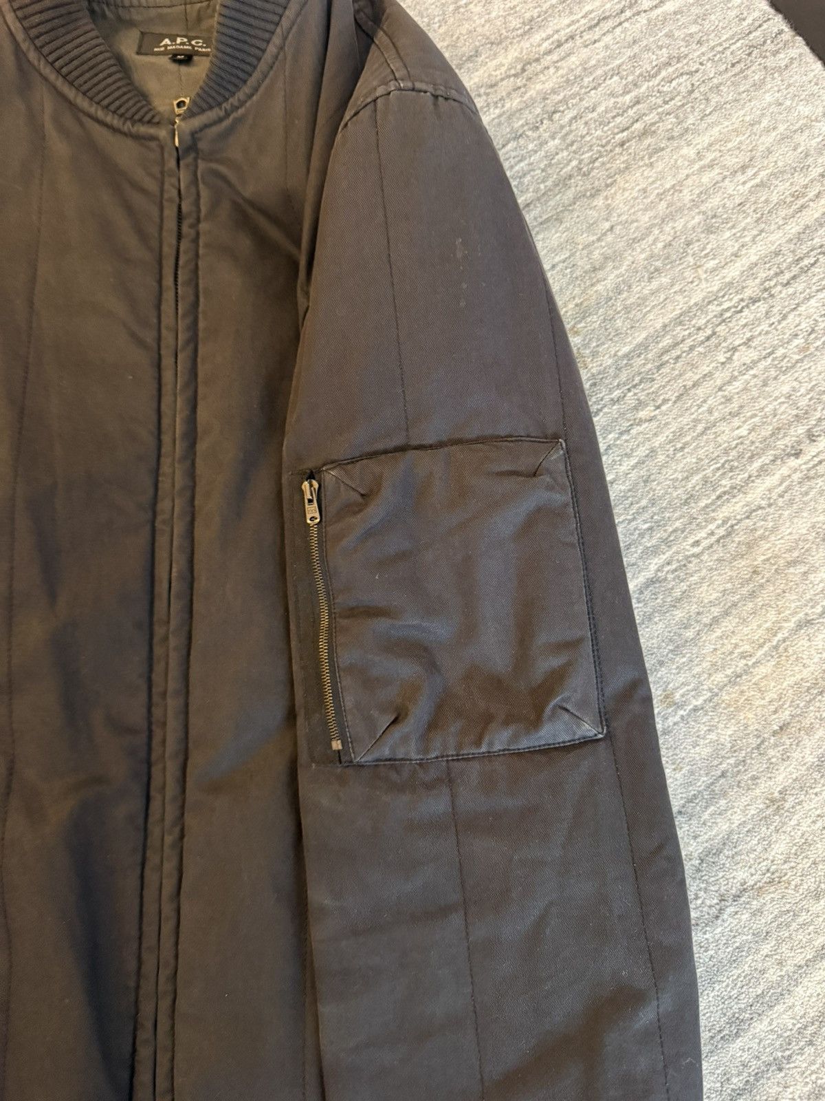 A.P.C. A.P.C. Cotton Bomber Jacket — Dark Navy Size US M / EU 48-50 / 2 - 8 Thumbnail