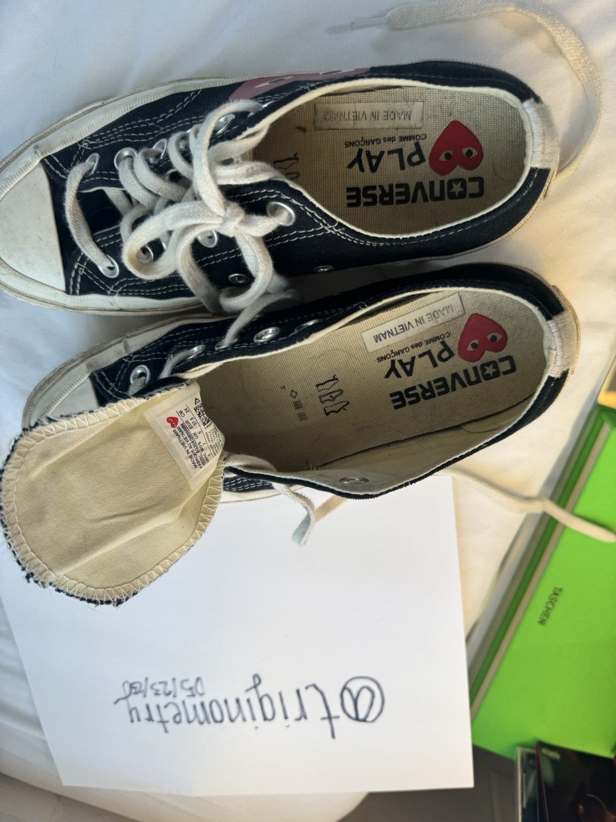 Comme des Garcons PLAY × Converse Heart Low Top Sneakers Size 7 Women’s Size US 7 / IT 37 - 6 Thumbnail