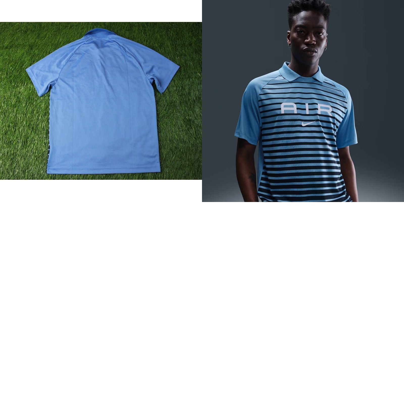 Nike Nike Dri-FIT Football Shirt Mens Medium Blue 2025 Nike Air Jersey Short Sleeve Jersey T-Shirt Size US M / EU 48-50 / 2 - 8 Thumbnail