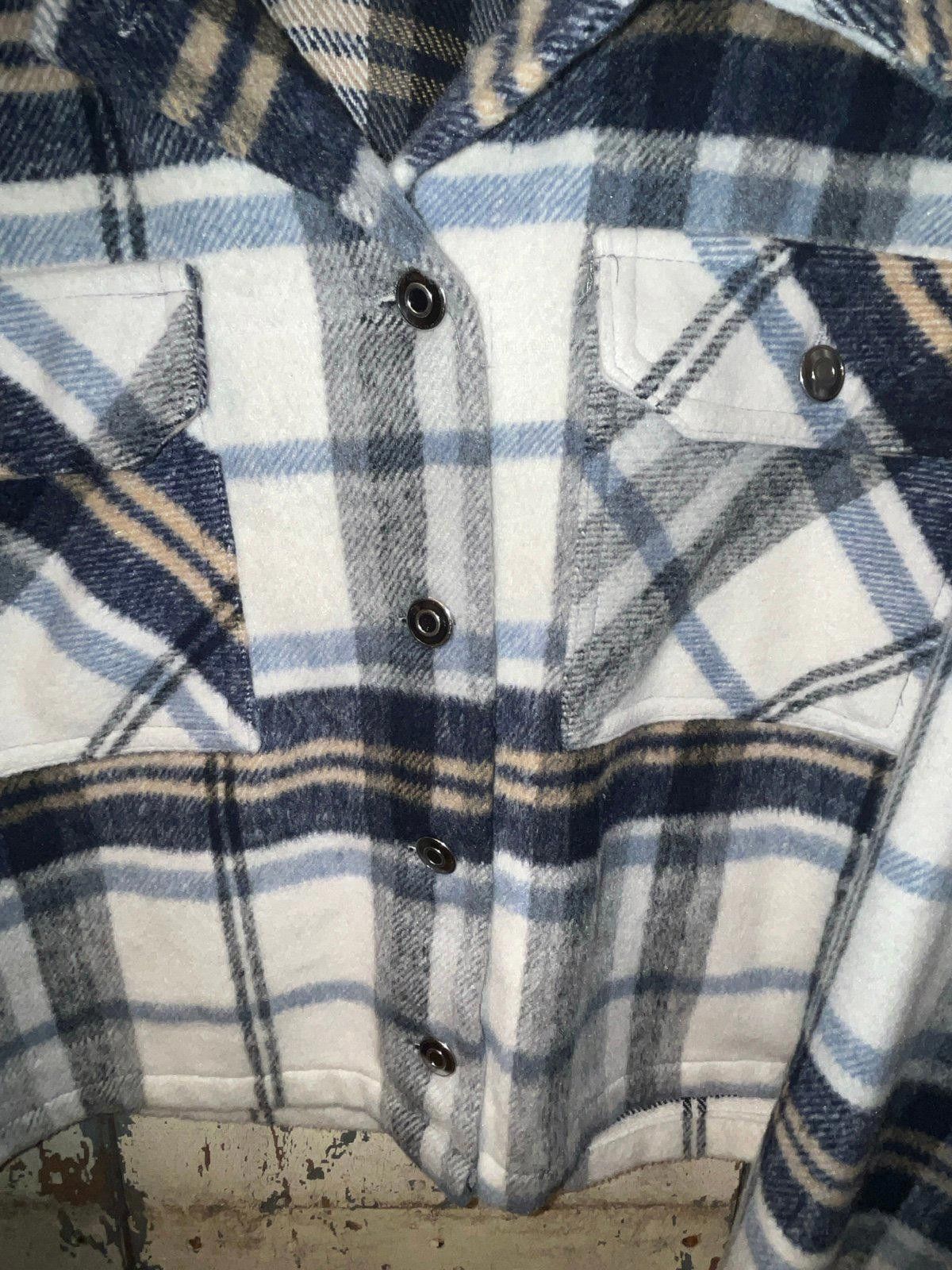 Designer Ashley by 26 international Outerwear Large plaid shacket Size L / US 10 / IT 46 - 3 Thumbnail
