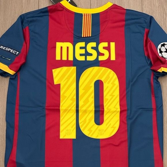 Nike Barcelona 2011 Retro Soccer Jersey Messi #10 Final Champions Size US S / EU 44-46 / 1 - 11 Thumbnail