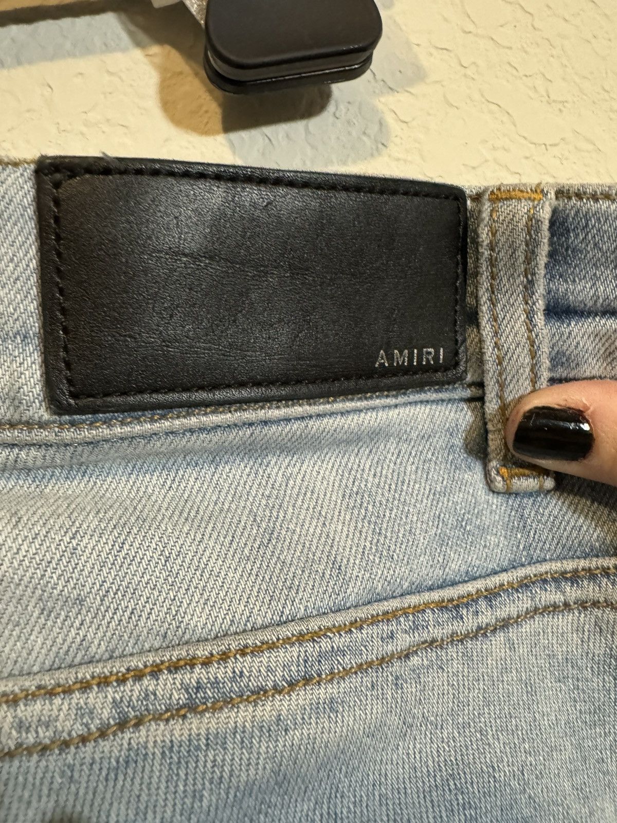 Amiri EUC Amiri Distressed Denim Skinny Jeans Size US 36 / EU 52 - 16 Thumbnail