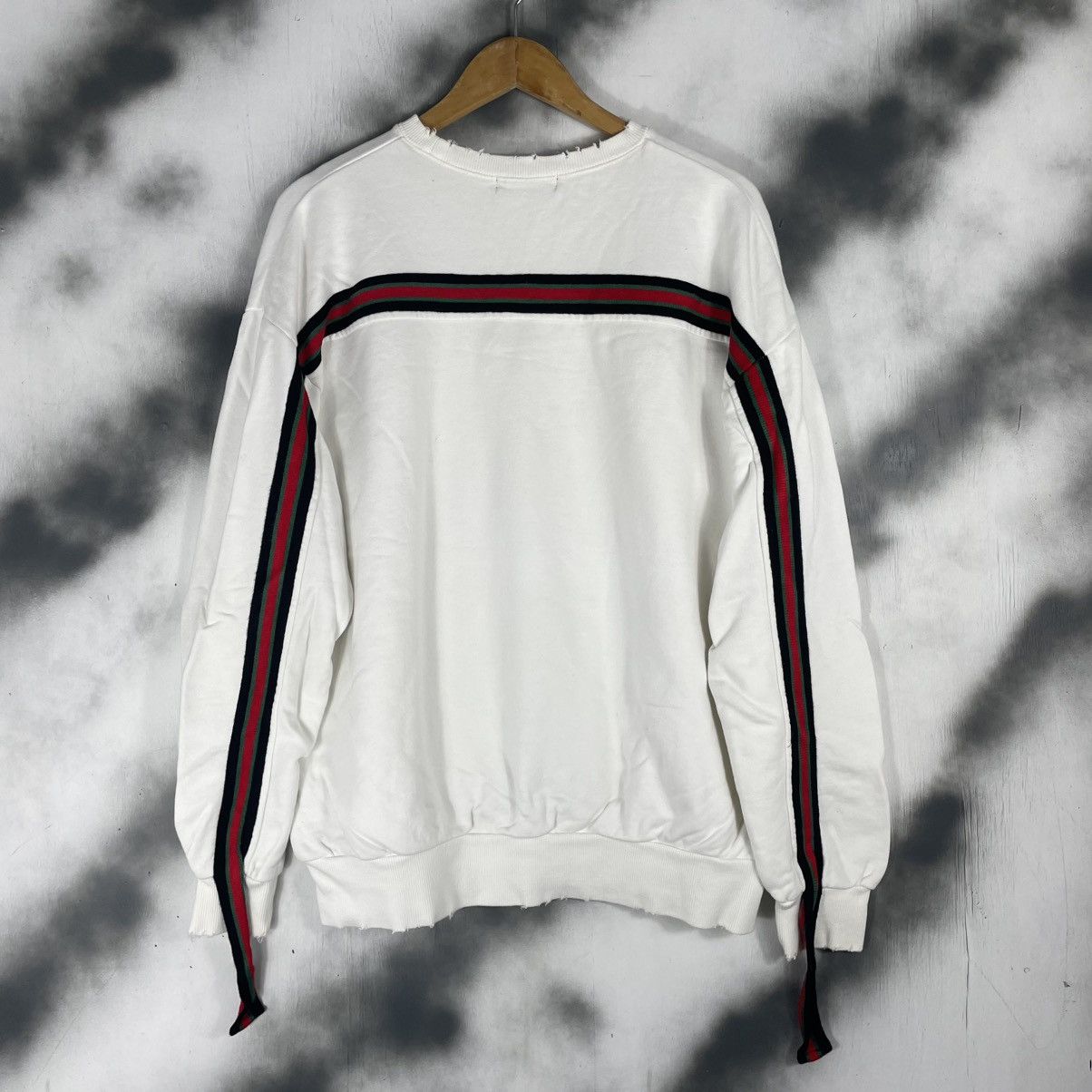 Japanese Brand ENVYM JAPAN DISTRESSED STYLE SWEATSHIRT Size US L / EU 52-54 / 3 - 9 Thumbnail