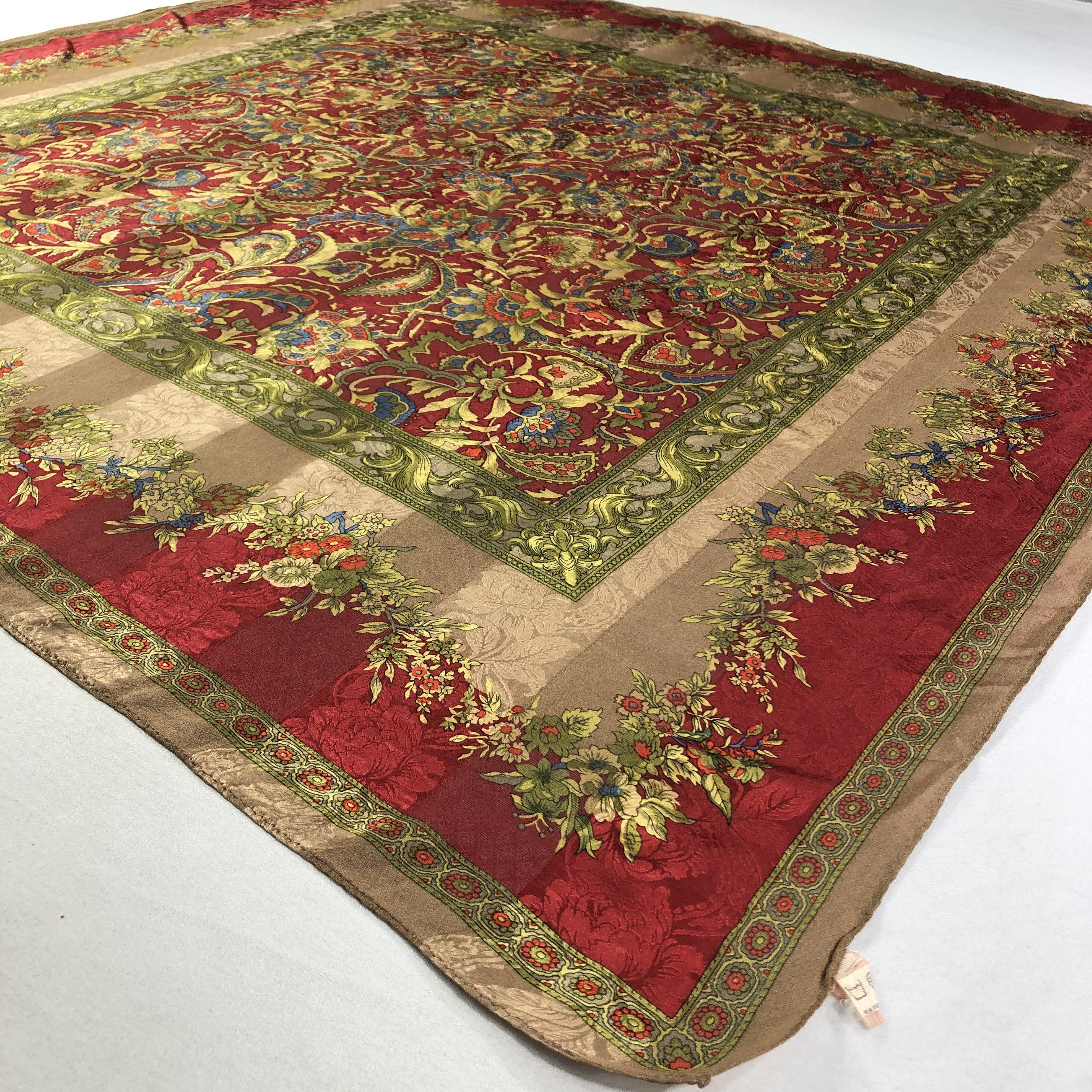 Vintage Vintage Silk Scarf Size ONE SIZE - 3 Thumbnail
