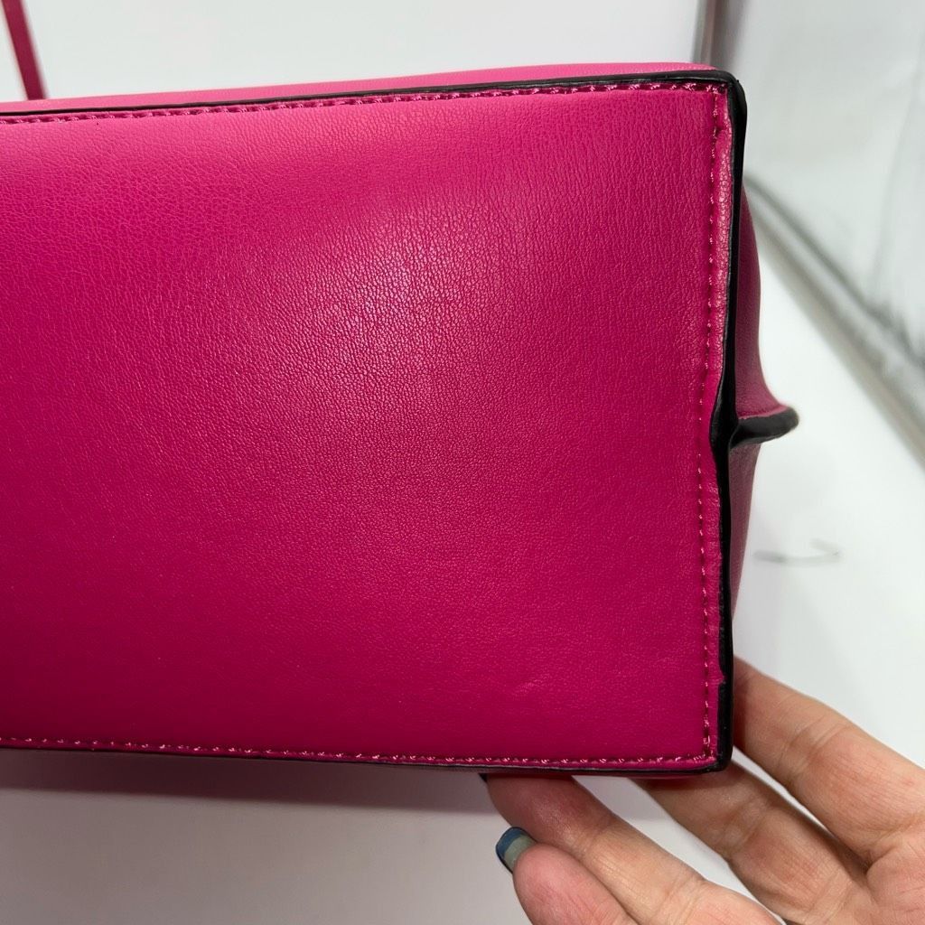 Karl Lagerfeld Karl Lagerfeld Paris womens Chantelle TOTE in Fuchsia Size ONE SIZE - 7 Thumbnail