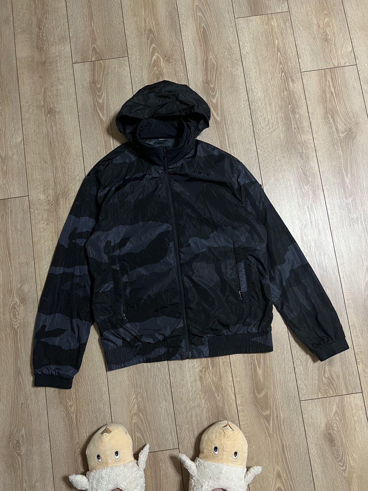 Moncler MONCLER THEODORE CAMOUFLAGE PRINT SHELL JACKET Grailed