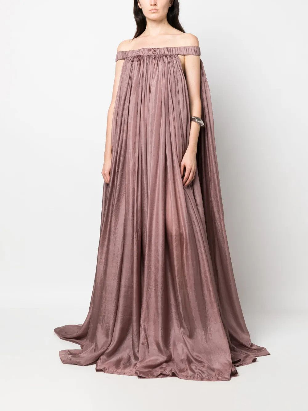 Rick Owens o1y0126 Maxi Dress in Antique Rose Size S / US 4 / IT 40 - 5 Thumbnail