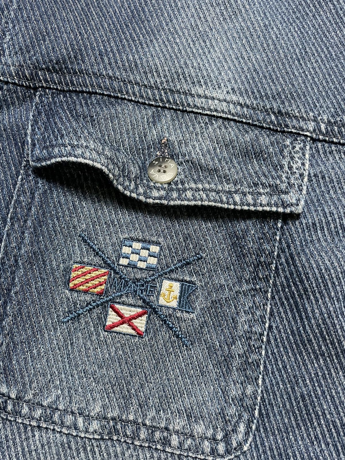 Designer × Japanese Brand Sina cova lupo di mare denim button up Size US XL / EU 56 / 4 - 5 Thumbnail