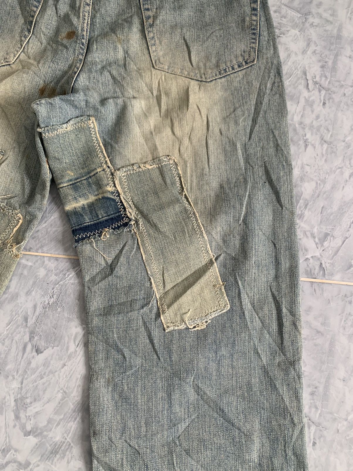 Japanese Brand Rageblue Patches Denim Pants Size US 33 - 10 Thumbnail