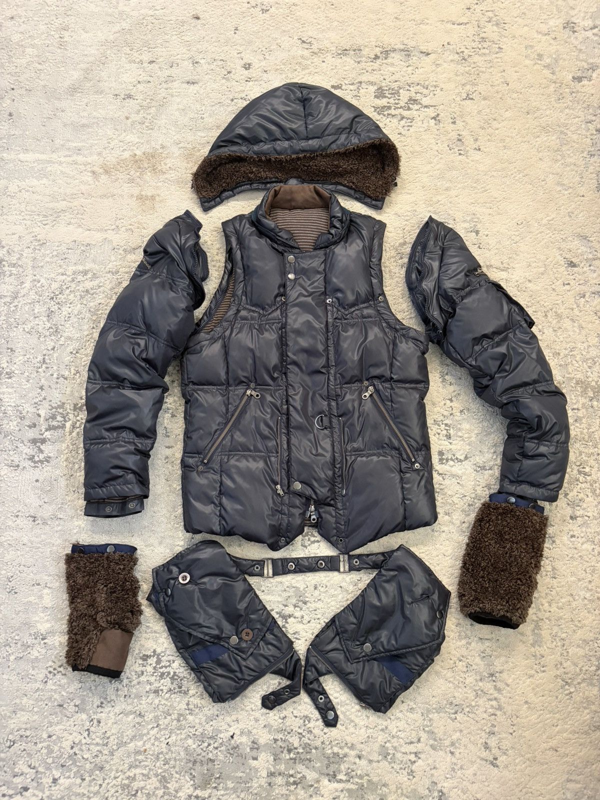 PPFM Puffer Down Jacket Sherpa Detachable Vest Size US M / EU 48-50 / 2 - 11 Thumbnail