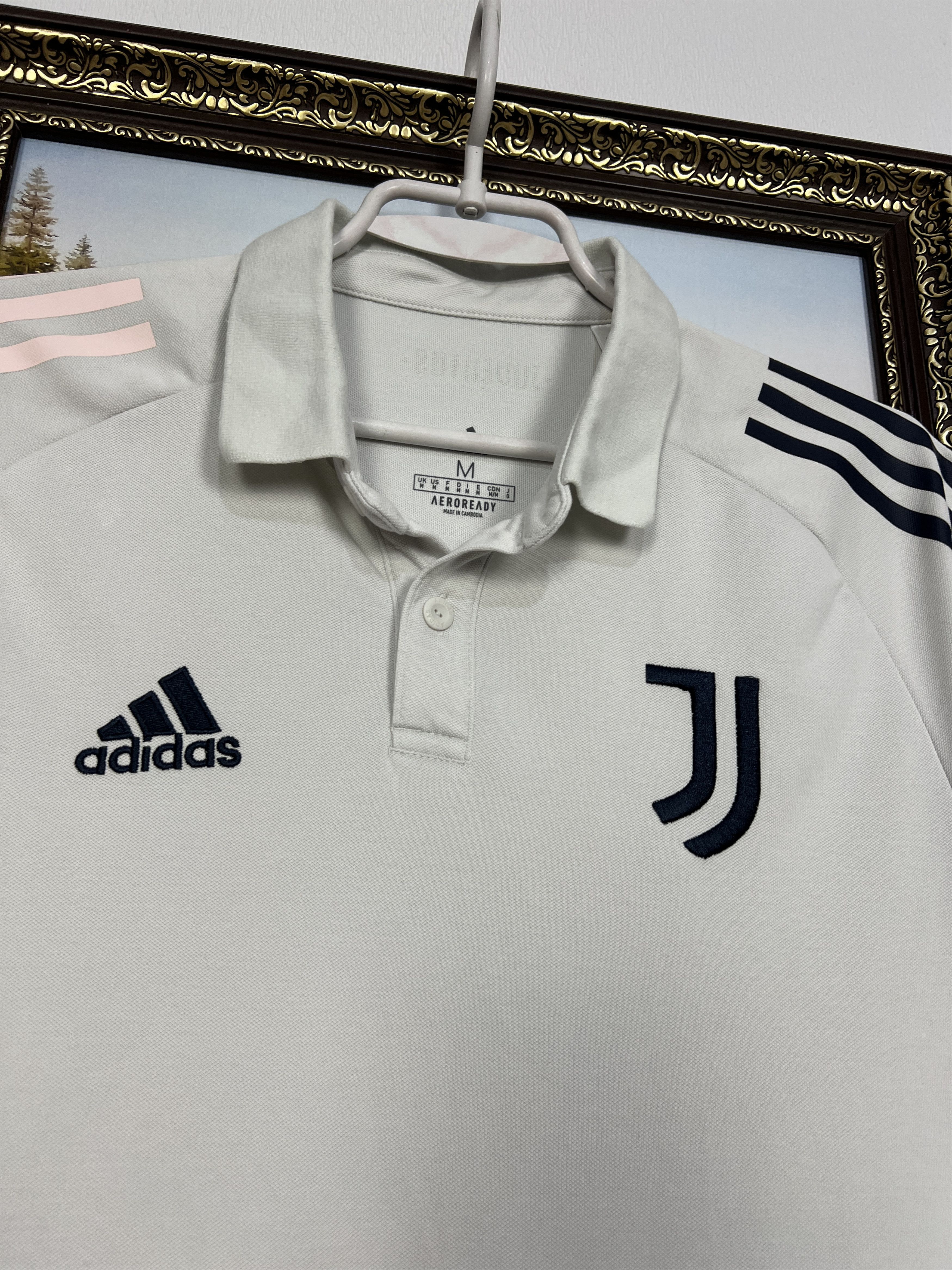 Adidas Juventus Football Polo Train Shirt Soccer Maglia Trikot Size US M / EU 48-50 / 2 - 3 Thumbnail