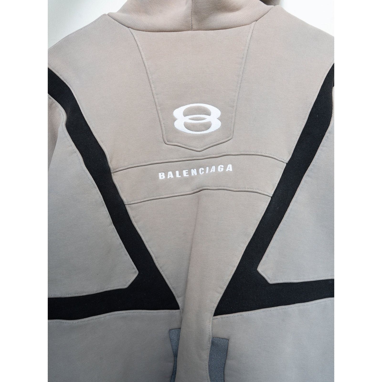 Balenciaga Unity Icon Hooded Biker Sweatshirt Size US M / EU 48-50 / 2 - 3 Thumbnail