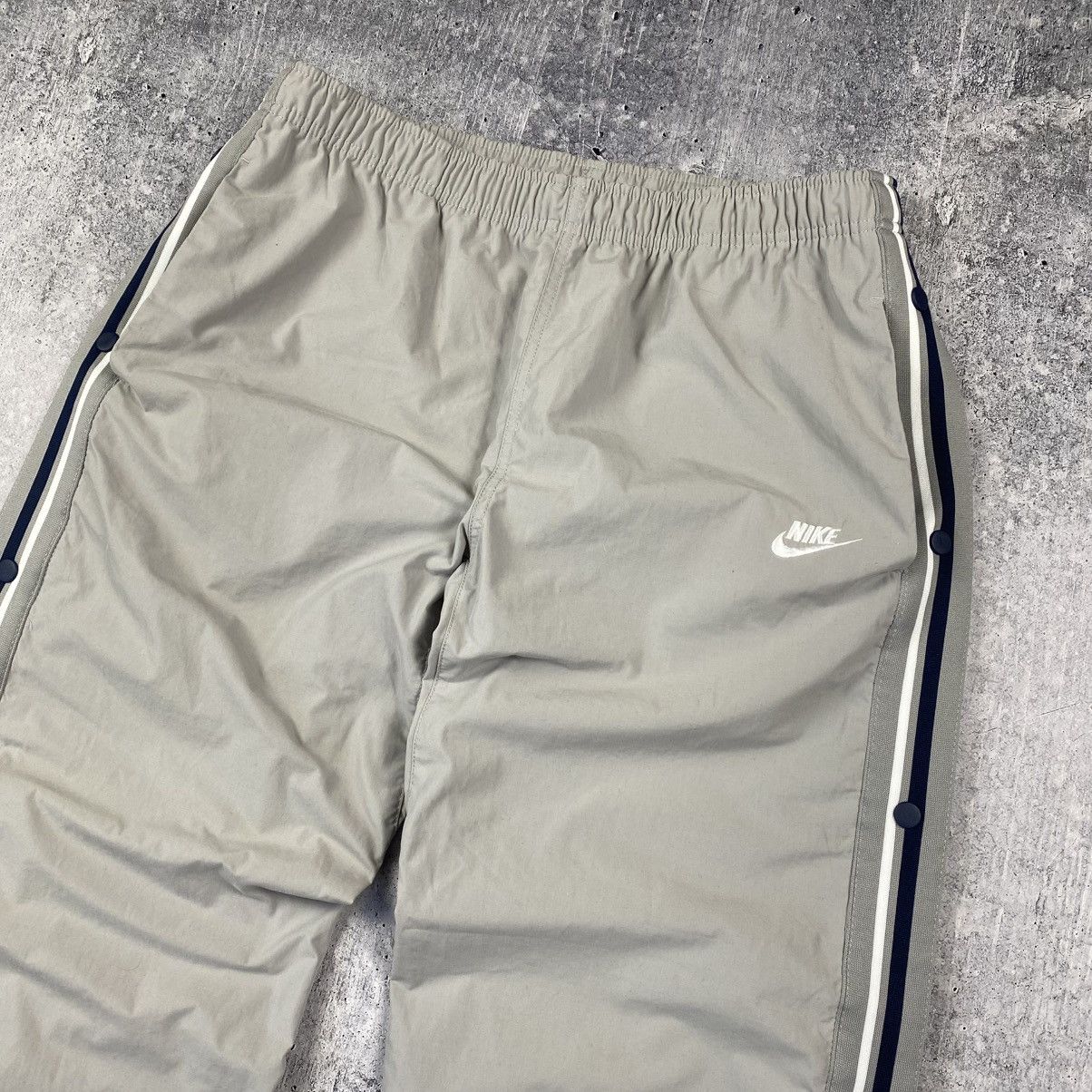 Nike × Vintage Vintage Nike Snap Button Pants Mens Large Swoosh Logo Y2K Size US 34 / EU 50 - 2 Thumbnail