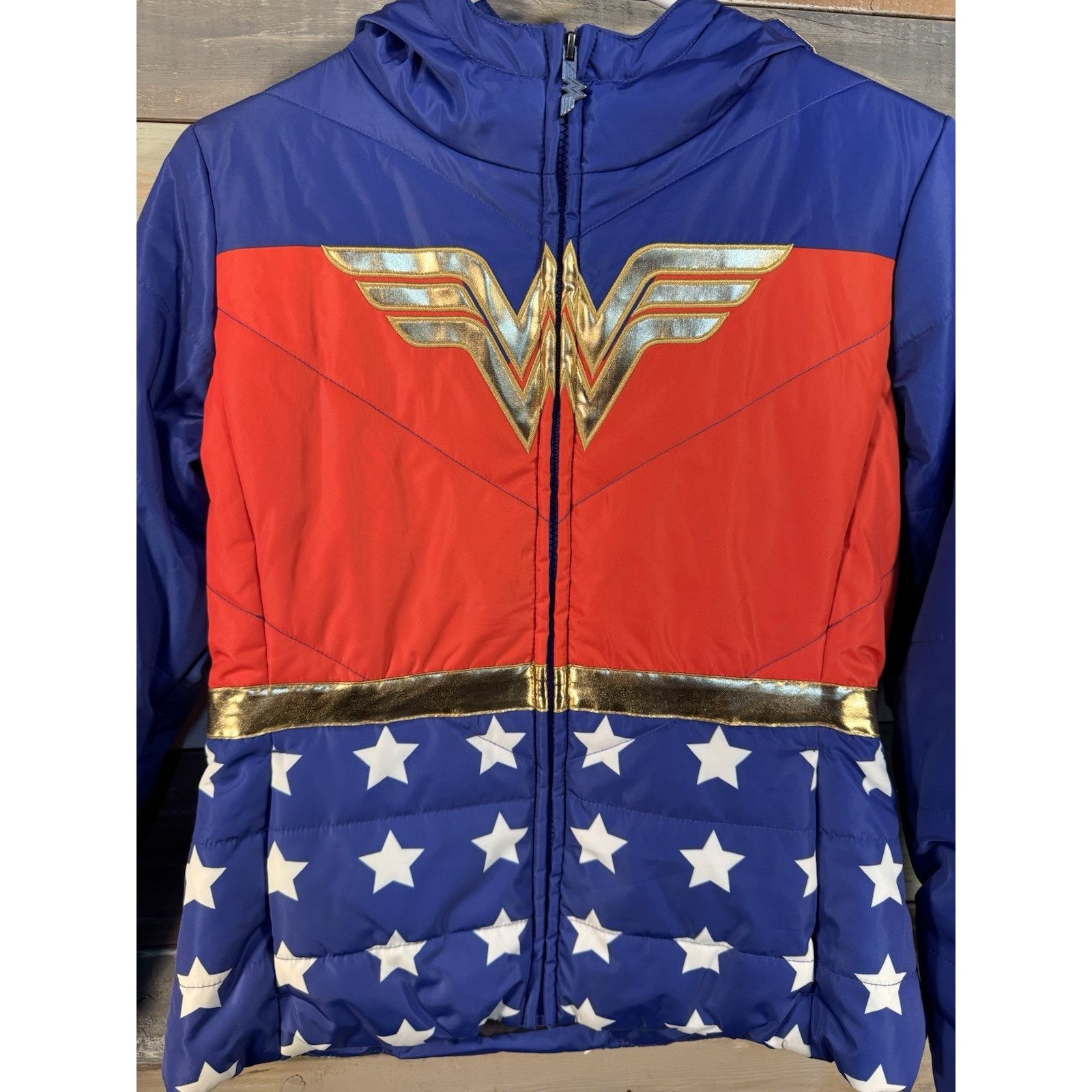 DC Comics FUN WEAR Comics DC Wonder Woman Girls Puffer Puffy Jacket Si Size L / US 10 / IT 46 - 3 Thumbnail