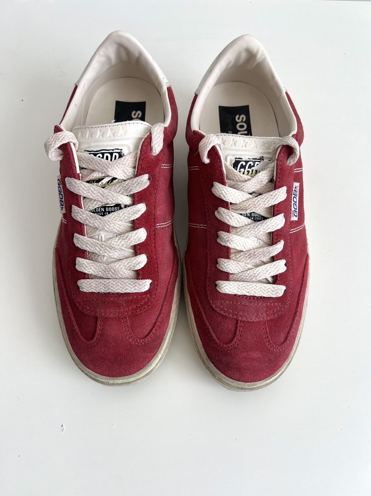 Golden Goose Golden Goose Soul Star Dark Red/Milk Sneakers Size US 8.5 / IT 38.5 - 6 Thumbnail