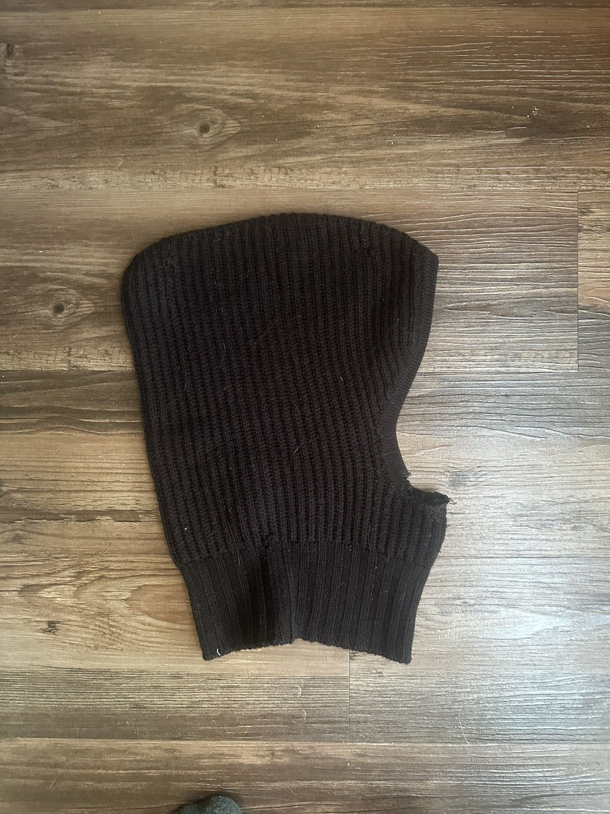 Rick Owens Mainline Knit Balaclava Size ONE SIZE - 2 Thumbnail