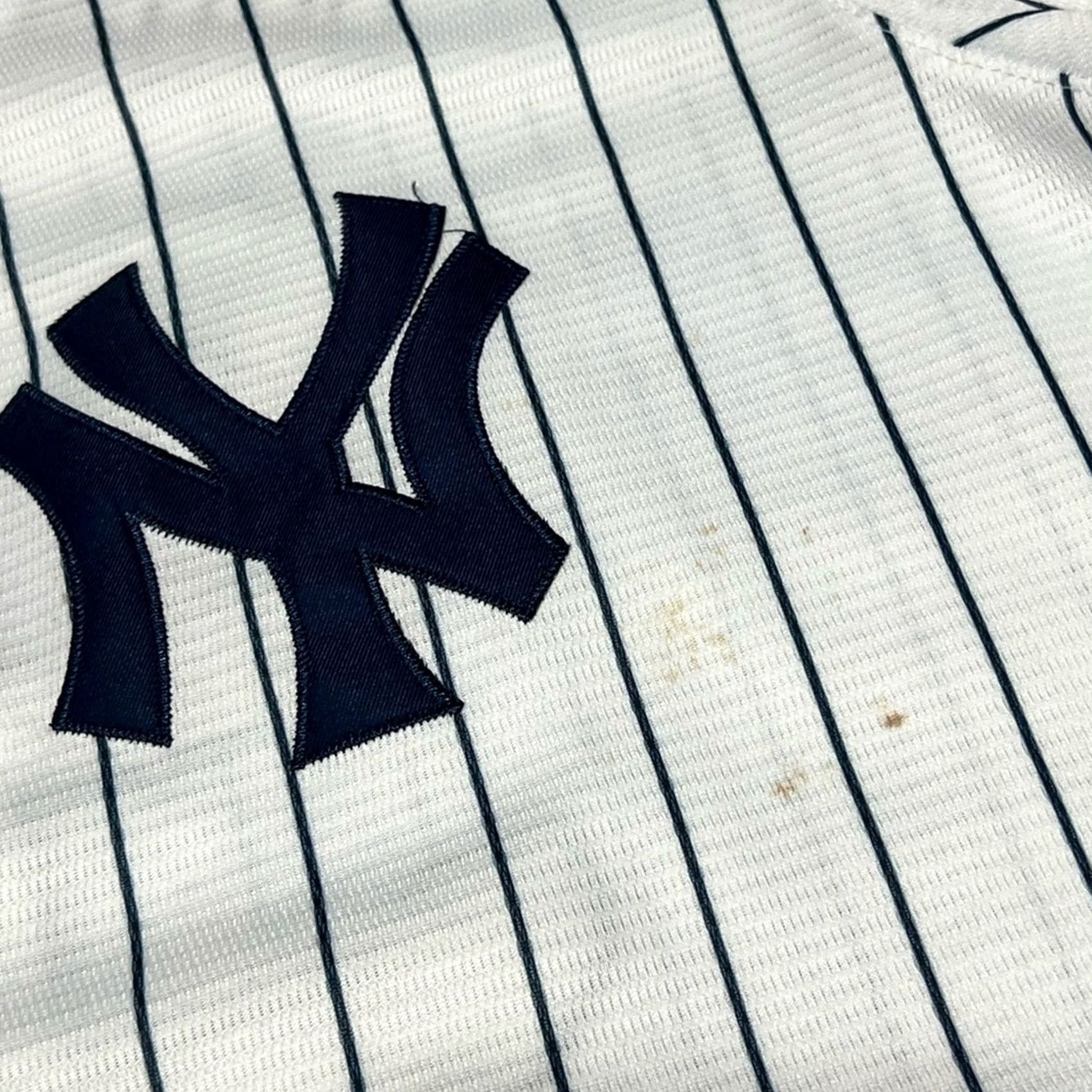 Vintage New York Yankees Jersey Majestic CUSTOM “HIS QUEEN” Pinstripe Women Medium #92 Size M / US 6-8 / IT 42-44 - 3 Thumbnail