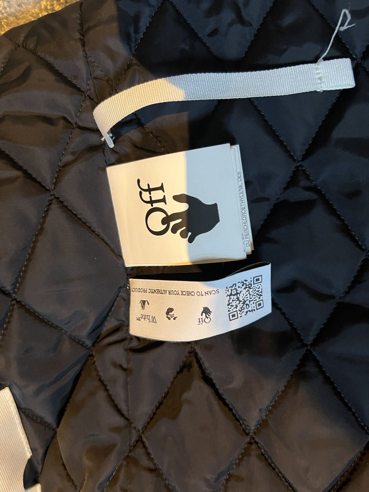Off-White Off-White Grey/Black Checkered coat Size US L / EU 52-54 / 3 - 5 Thumbnail