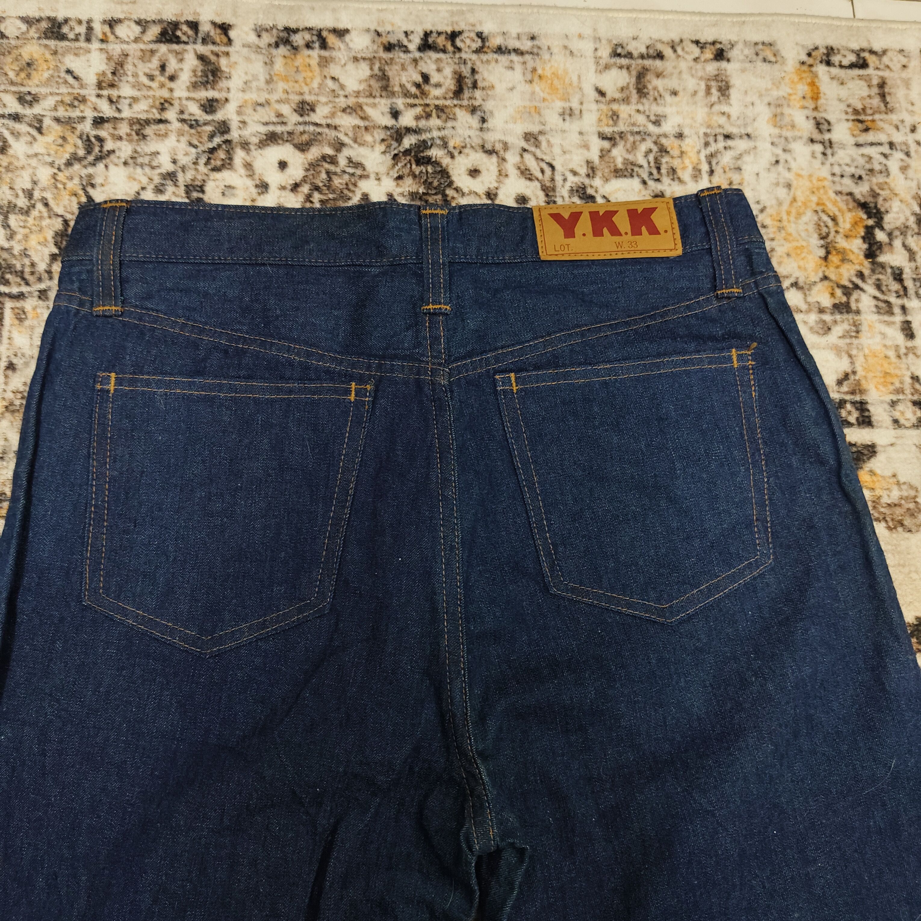Japanese Brand Vintage 70s YKK Flare Denim Jean Size US 31 - 8 Thumbnail
