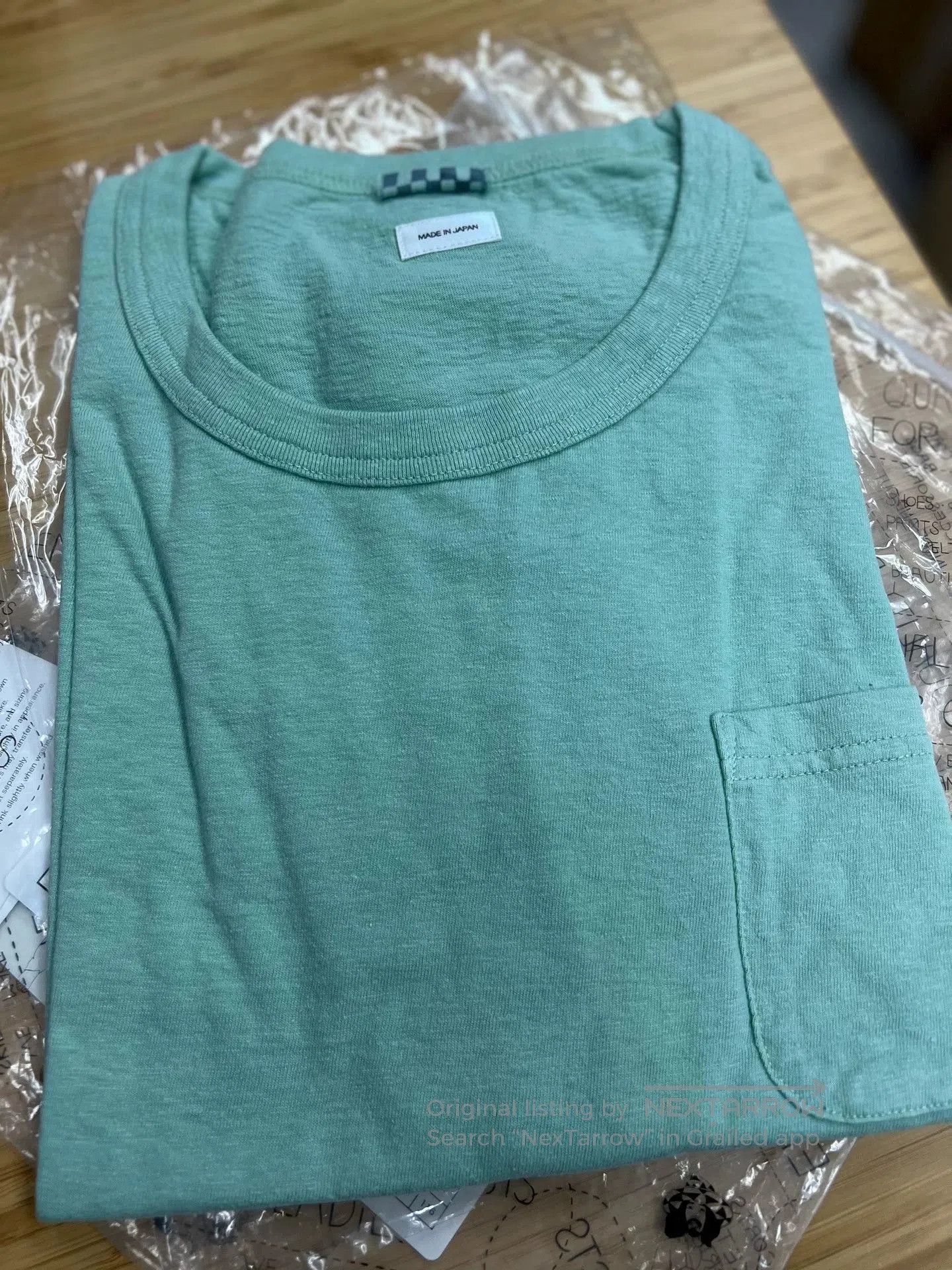 Visvim Green Short Sleeve Crewneck T-Shirt. Size US L / EU 52-54 / 3 - 8 Thumbnail