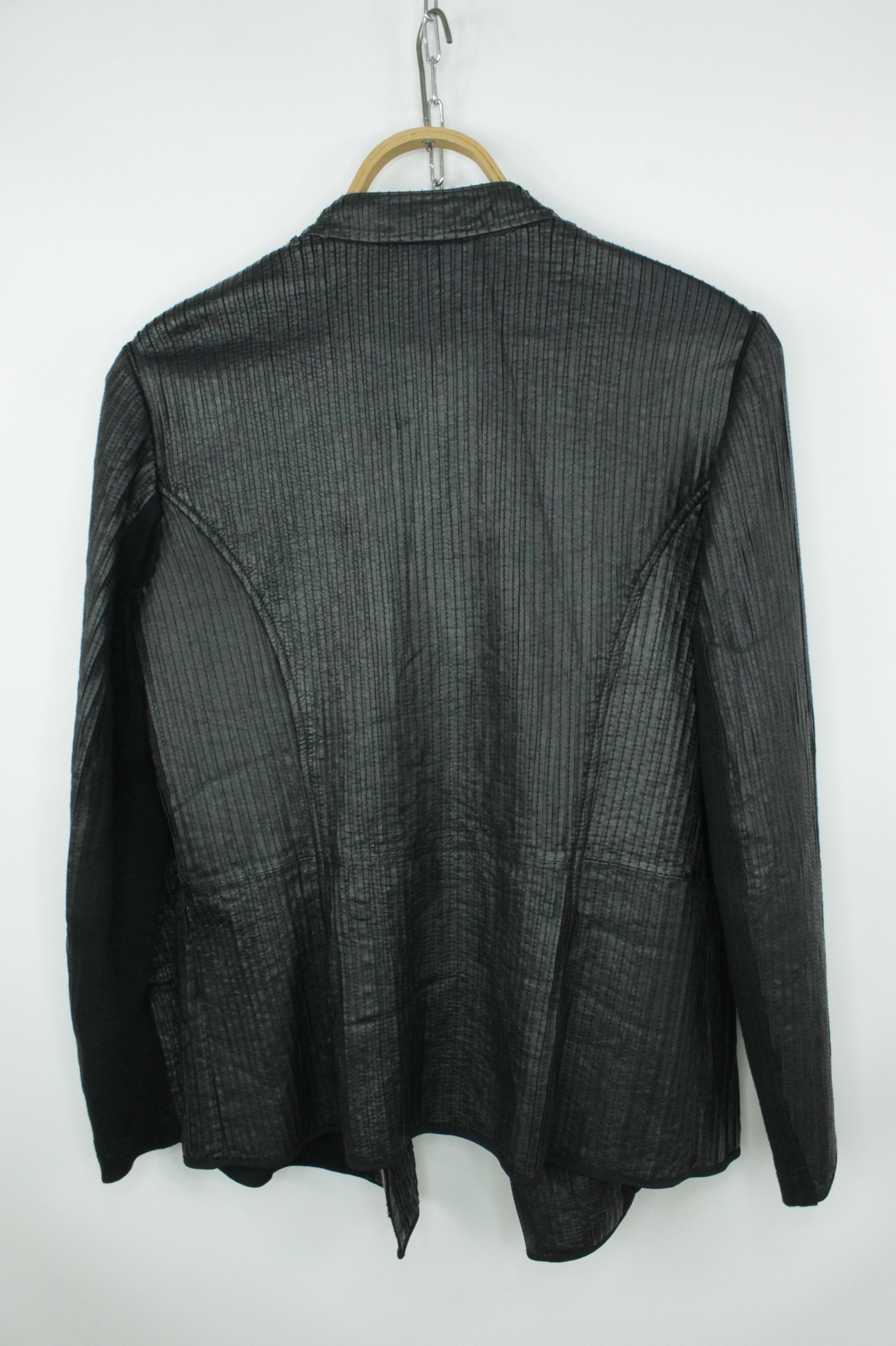 Milestone Milestone Alma Perforation Leather Stretch Jacket Black Size XL / US 12-14 / IT 48-50 - 13 Thumbnail