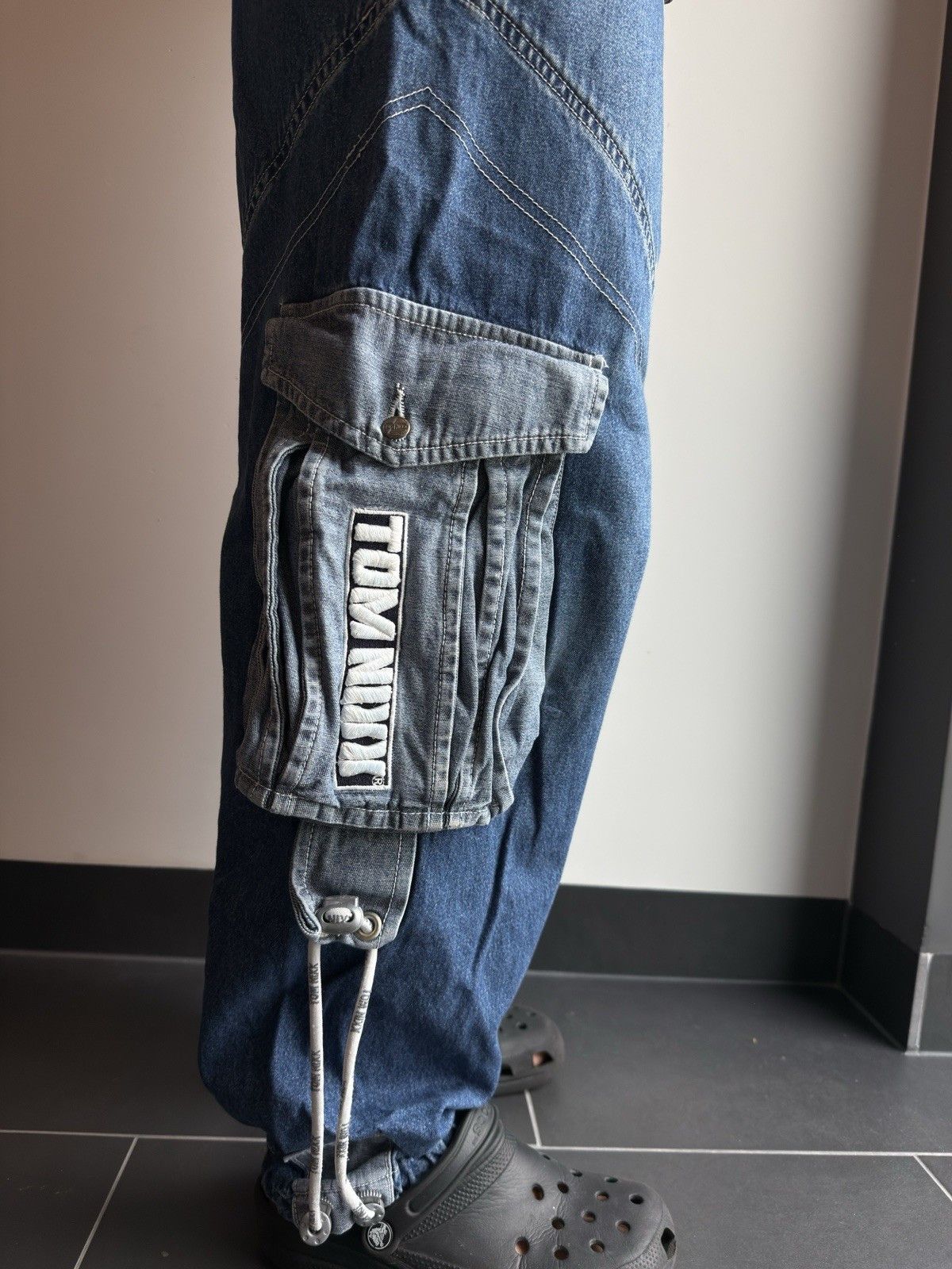 Vintage Vintage 1990s Y2k Tom Nixx Nix Baggy Pants Jeans Mens Pocket Size US 30 / EU 46 - 3 Thumbnail