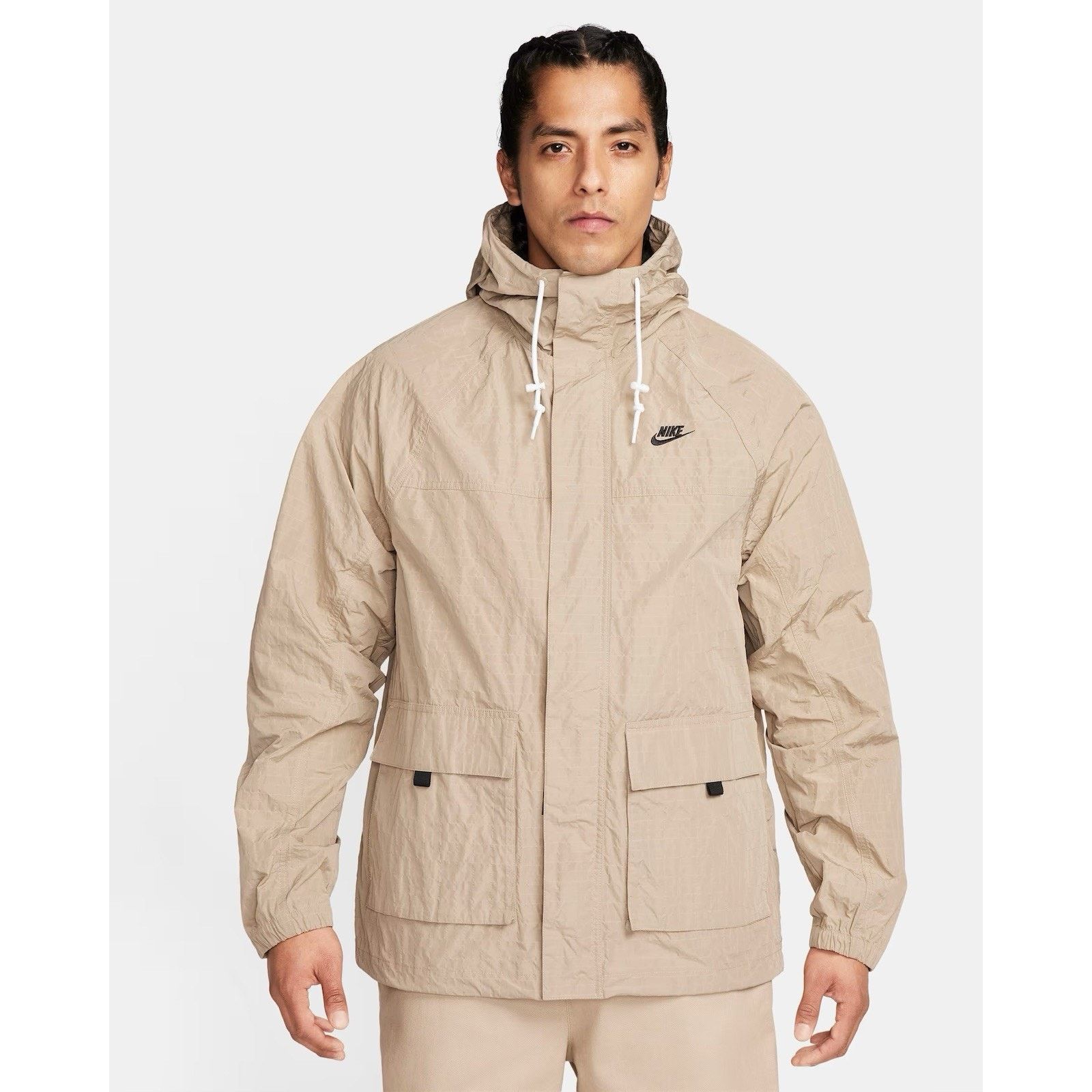 Nike Nike Club Woven Bandon Full Zip Hooded Jacket FN3108-247 Size US L / EU 52-54 / 3 - 1 Thumbnail