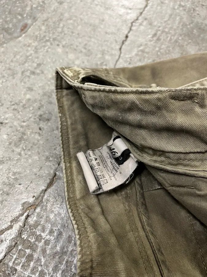 Dolce & Gabbana × Vintage 2000s Dolce & Gabbana Olive Eroded Cargo Pants Size US 32 / EU 48 - 15 Thumbnail