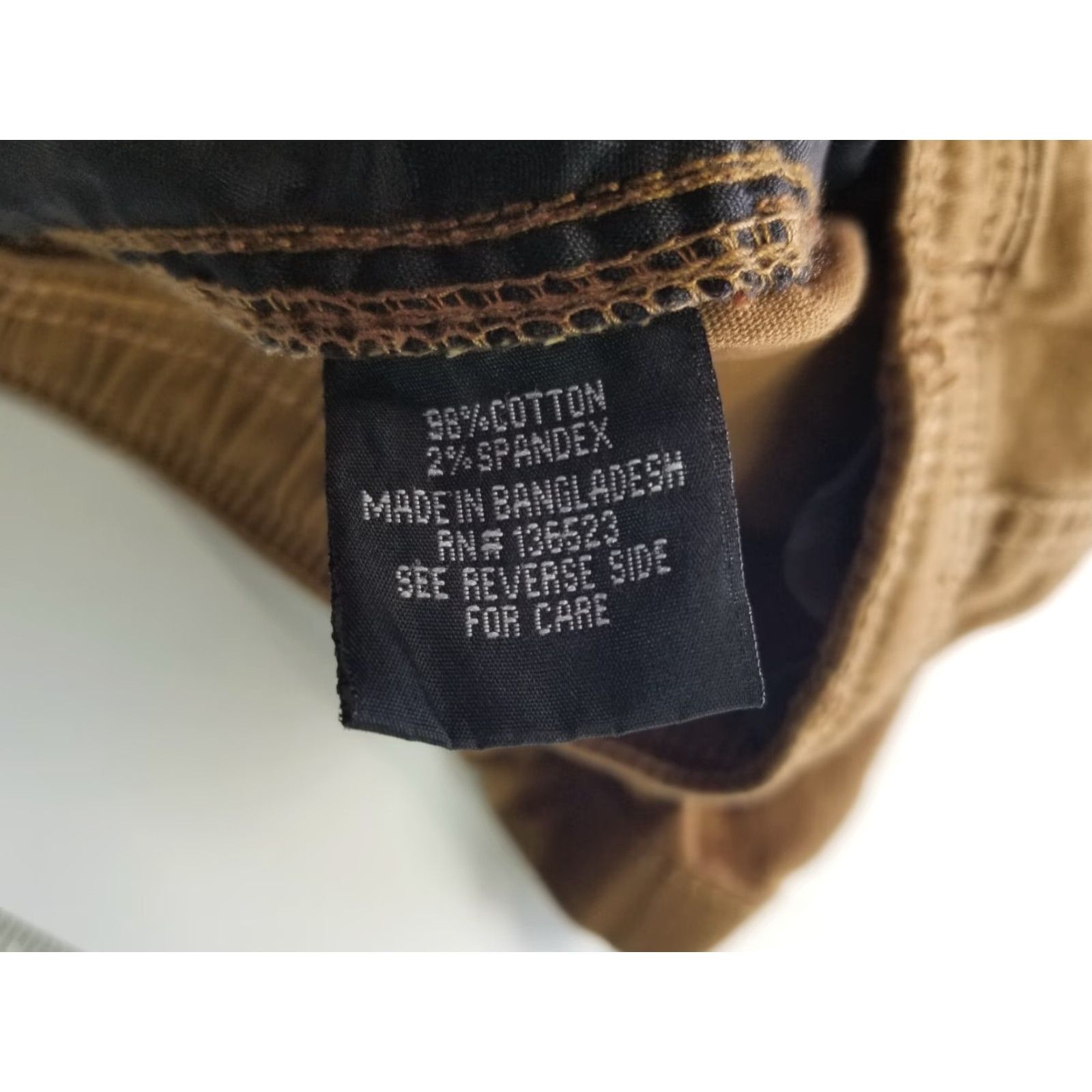 Vintage Brooklyn Clothing Shorts Bermuda Men S Cotton 7" Inseam Brown Drawstring Regular Fit Brown Mens S Size US 29 - 6 Thumbnail