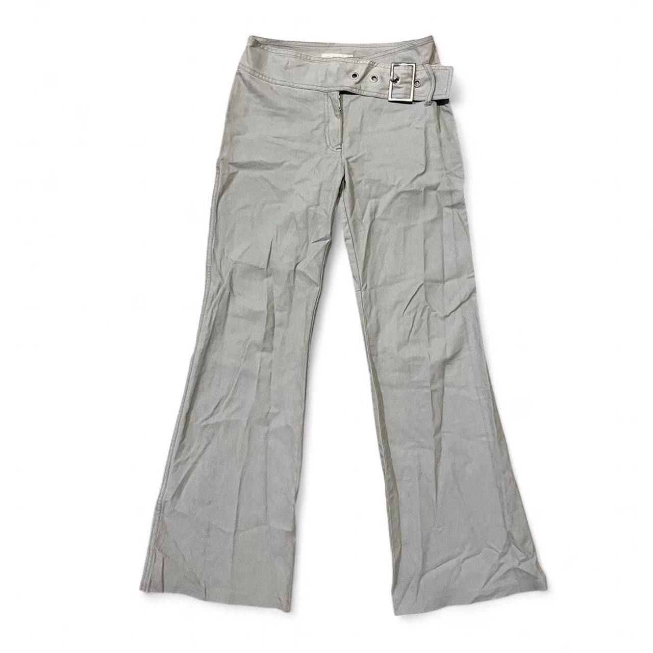 Cop Copine Vintage y2k Cop Copine light blue belted trousers Size 26" / US 2 / IT 38 - 1 Thumbnail