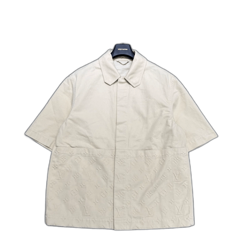 Louis Vuitton Short Sleeve Shirt Beige-2507