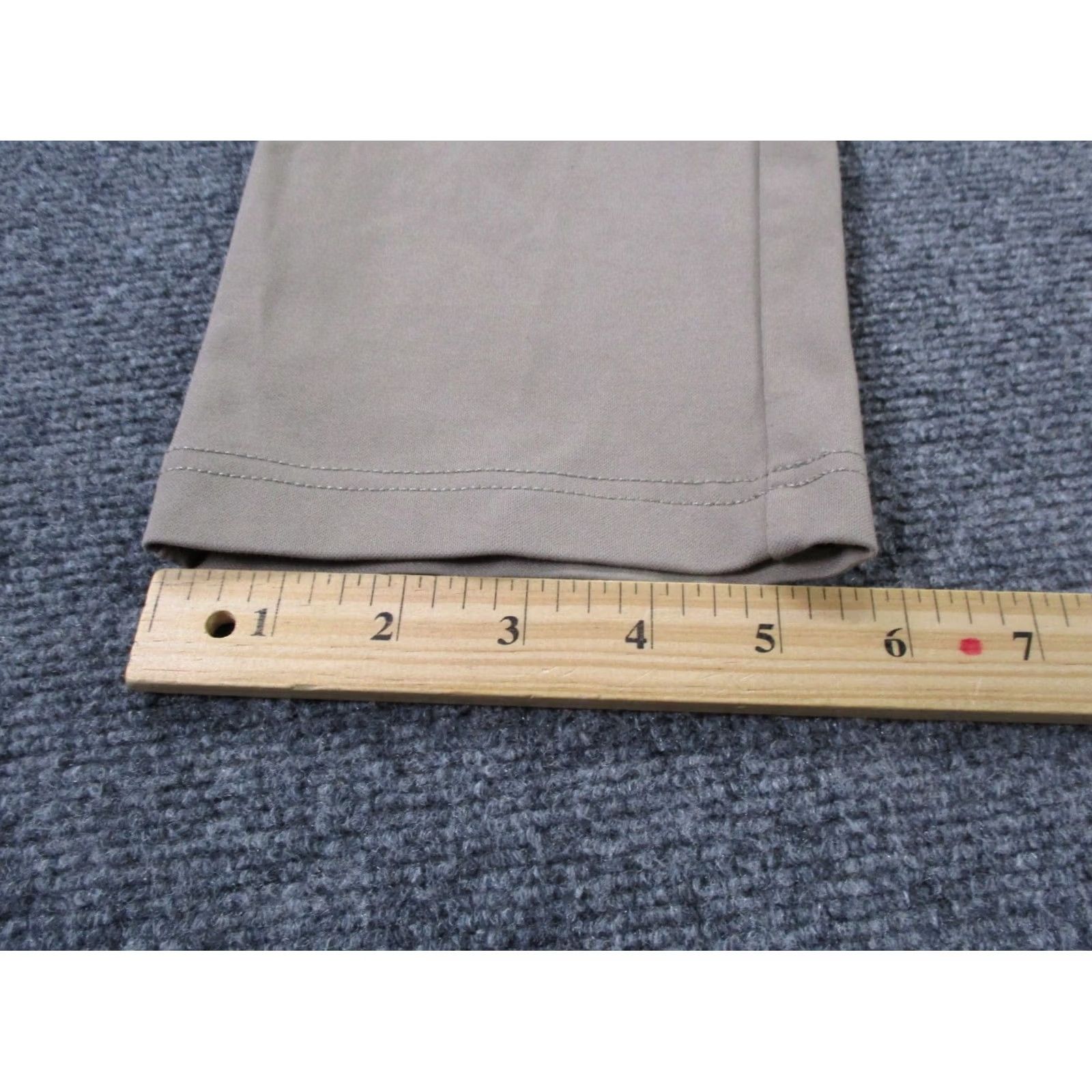 Vintage BYLT Pants Mens 31 Beige Chino Everyday Pant 2.0 Slim Straight Stretch Taupe Beige Size US 31 - 5 Thumbnail