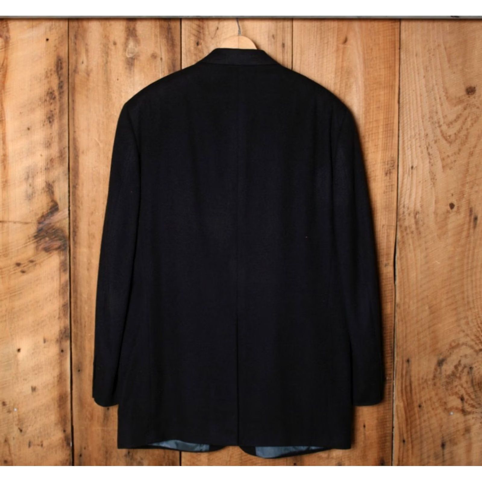 Joseph JOSEPH & LYMAN Navy Blue 100% Cashmere 2-Button Blazer Sz. 42L Mens Blazer Jacket Long Solid Vintage 42L Blue Cashmere Navy 2-Button Blazer Mens Size 42R - 7 Thumbnail