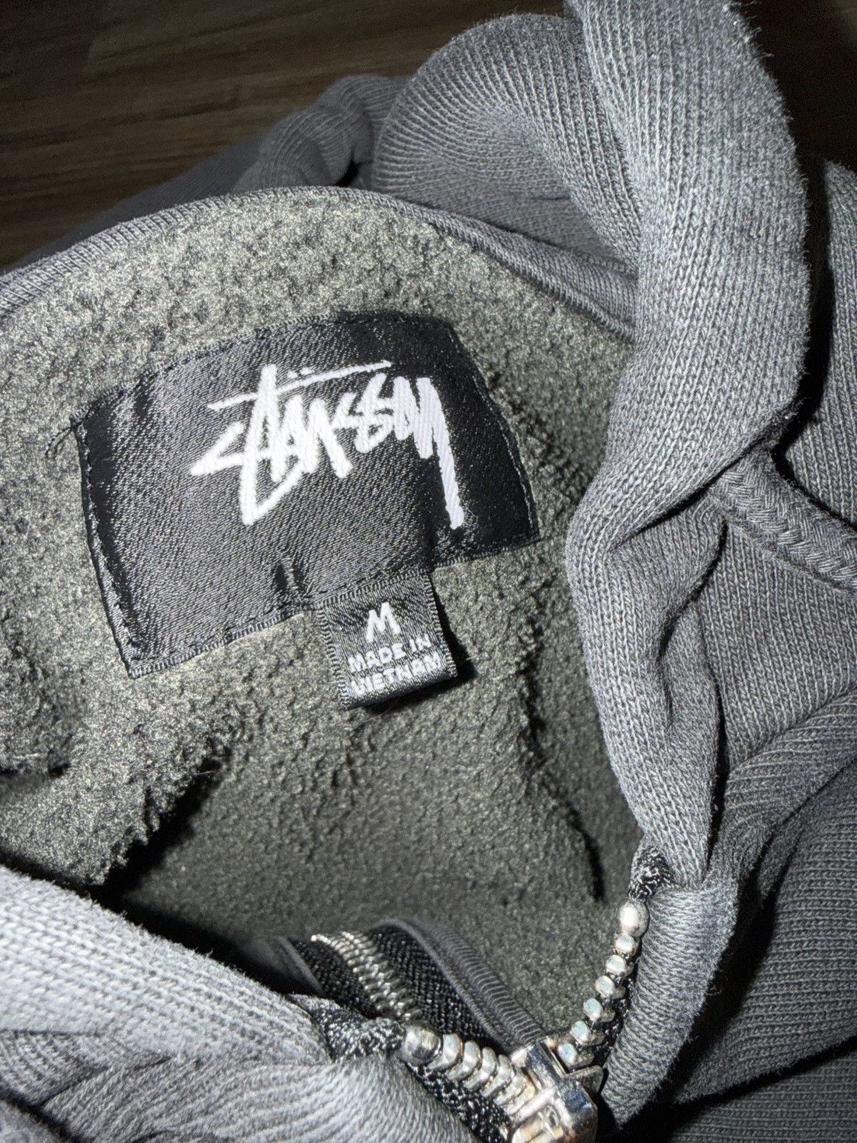 Stussy Stussy Full Zip Hooded Sweatshirt Black size Medium Size US M / EU 48-50 / 2 - 3 Thumbnail