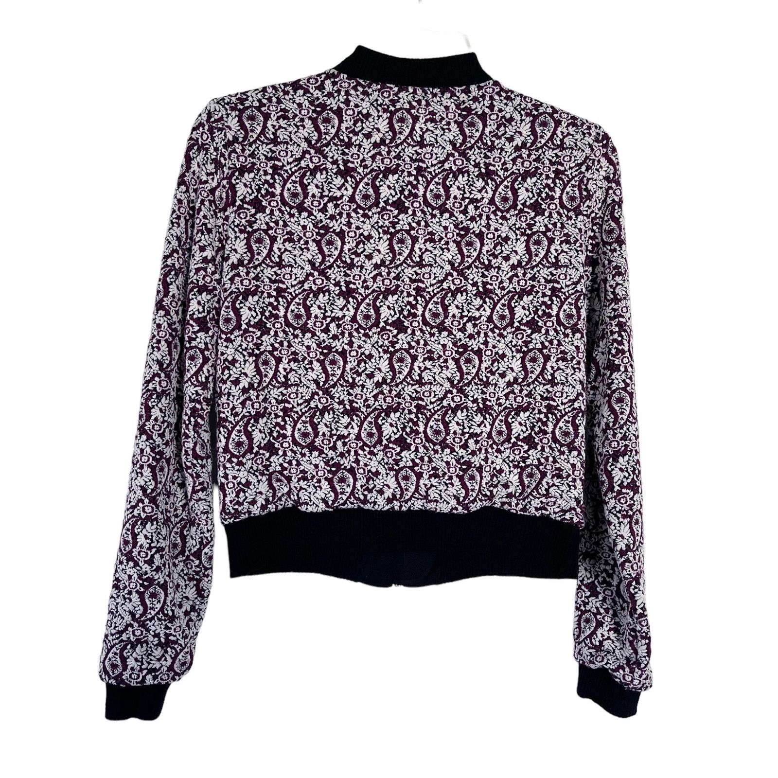 Michael Kors Michael Kors Paisley Jacquard Zip Jackets XS Size XS / US 0-2 / IT 36-38 - 4 Thumbnail