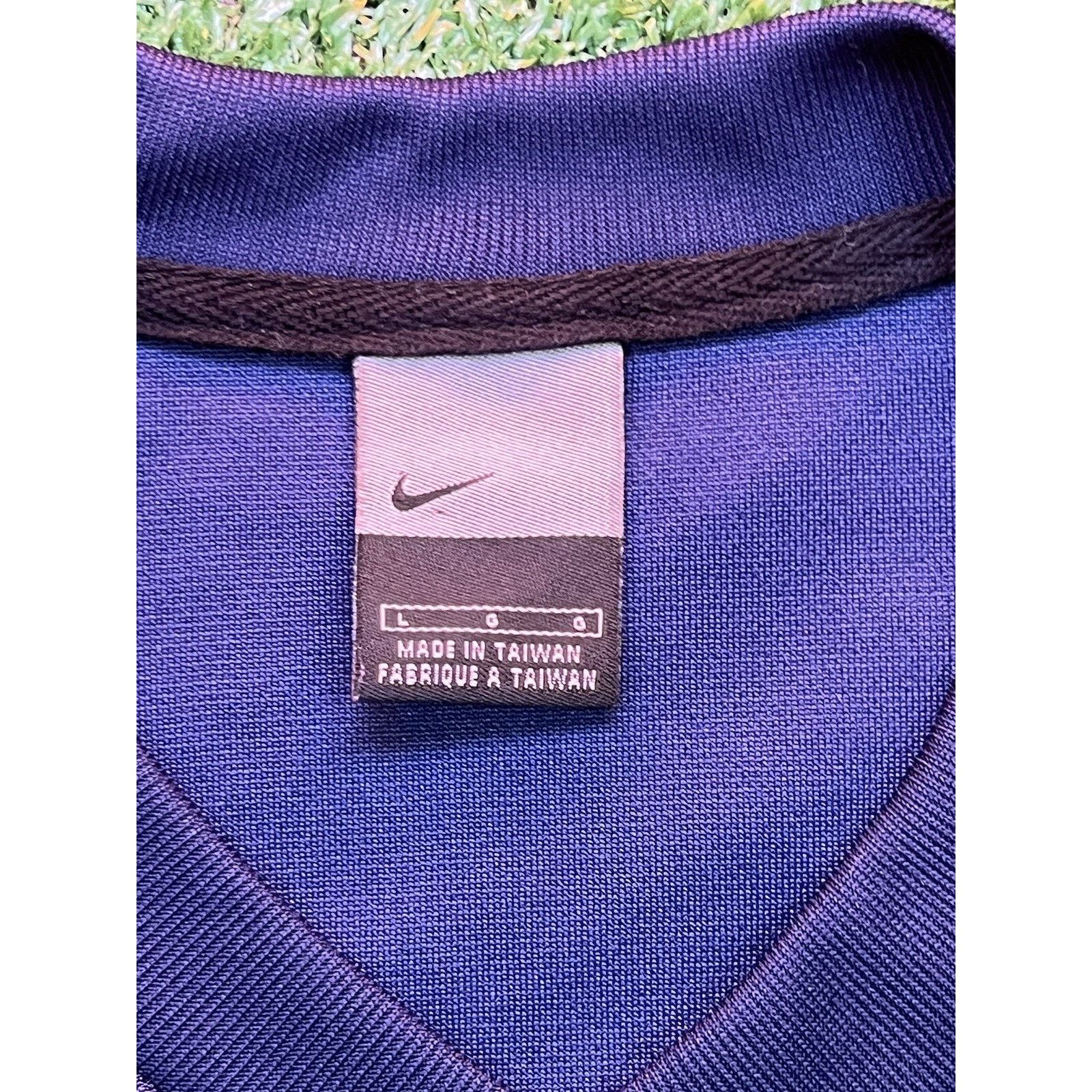 Nike Vintage Nike Sportswear Y2K Blue Mens Long sleeve jersey LG Size US L / EU 52-54 / 3 - 3 Thumbnail