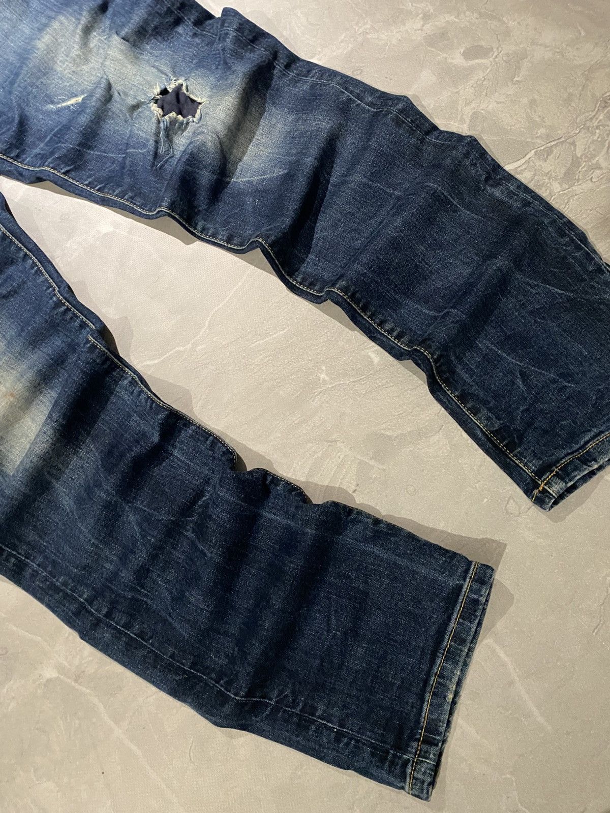 Japanese Brand Archive Washed Darkwear Slim Denim / Japan Vibe Size US 33 - 2 Thumbnail
